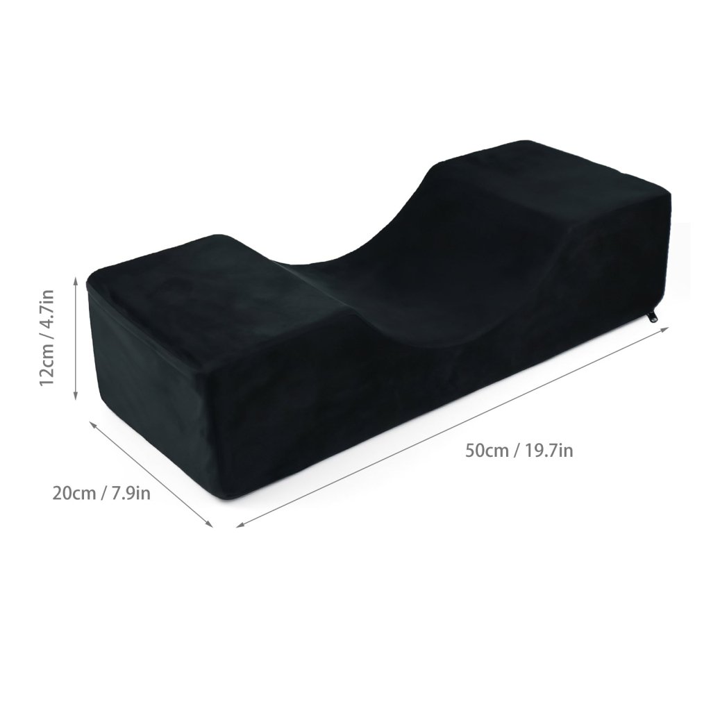 U-Shaped Eyelash Extension Neck Pillow - Soft Flannel Support for Comfortable Lash Application - Perfect for Eyelash Technicians & Salon Use