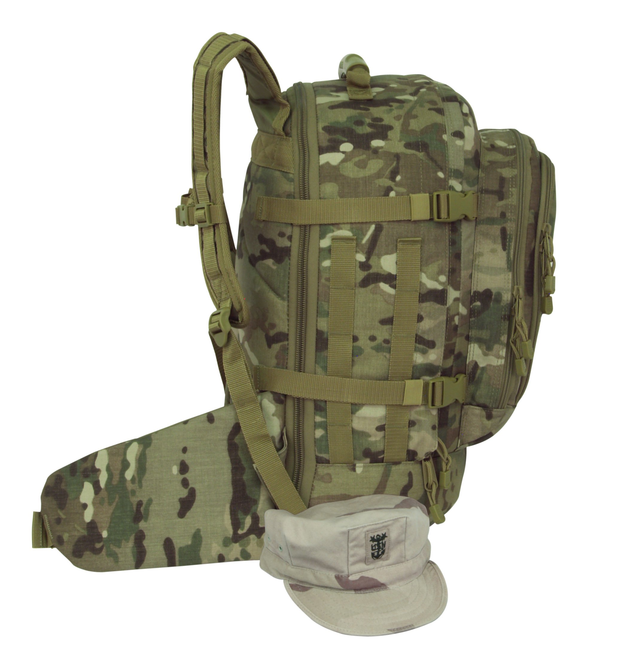 Mercury Tactical Gear Code Alpha 3-Day Stretch Tactical Backpack - Durable Military Backpack for Outdoor Adventures, Hiking & Survival - Multicam Camouflage - One Size Fits All