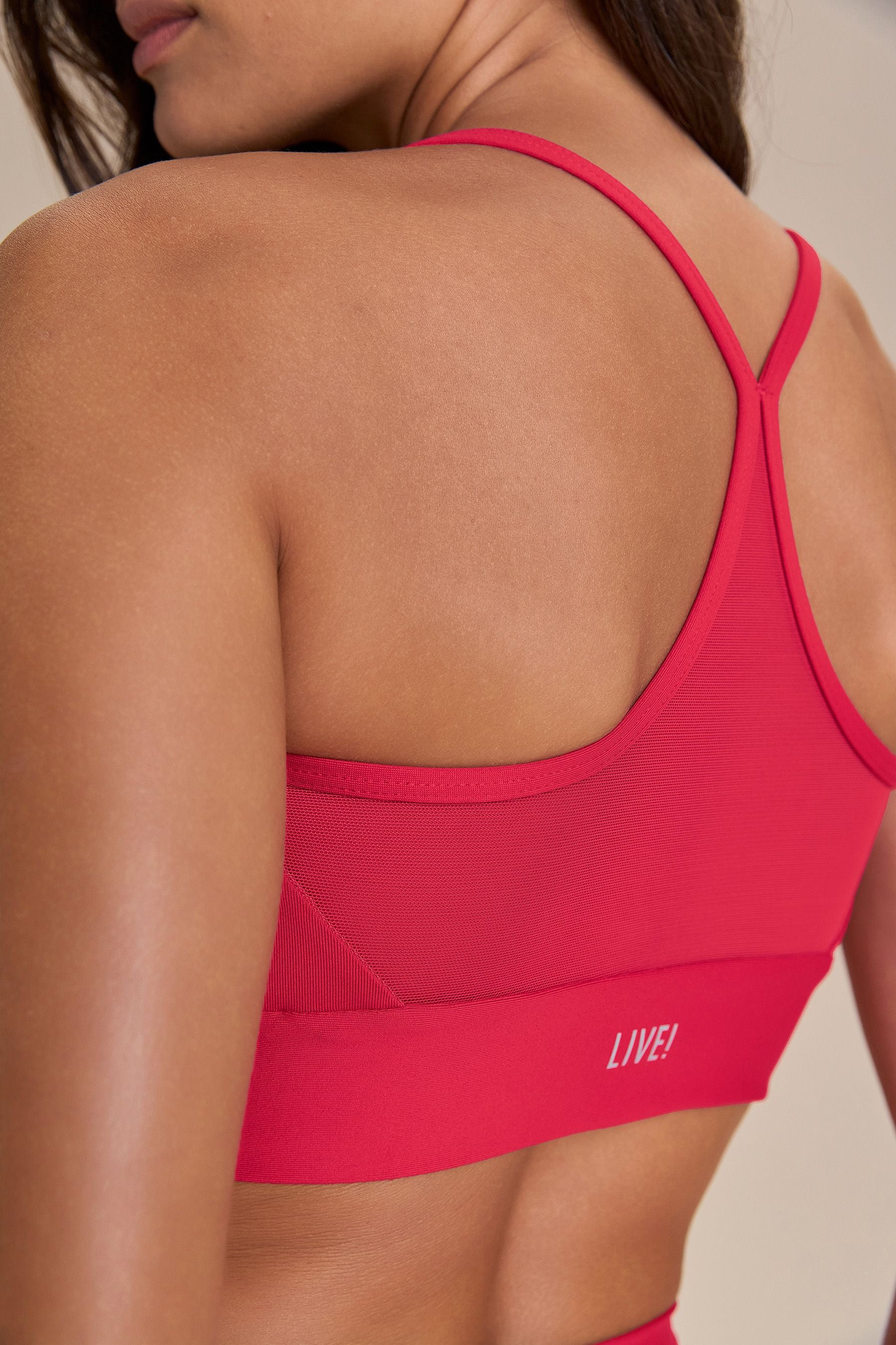 Sense Pro® Mesh Racerback Sports Bra - High Support Workout Bra for Women, Breathable & Moisture-Wicking - Perfect for Running, Yoga & Gym Fitness Activities