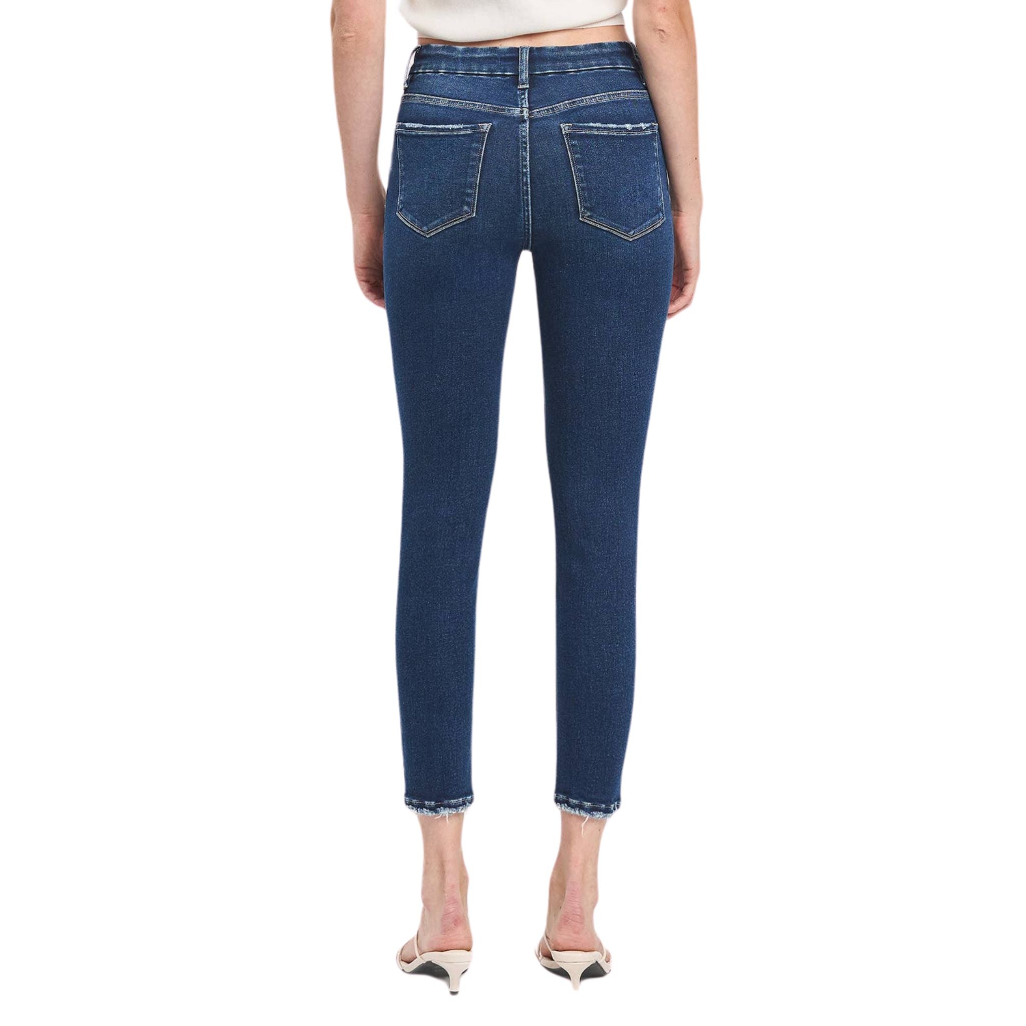 Best High Rise Skinny Jeans for Women - Dark Wash Denim Pants, Slim Fit Stretch Comfort, Trendy Casual & Work Outfits