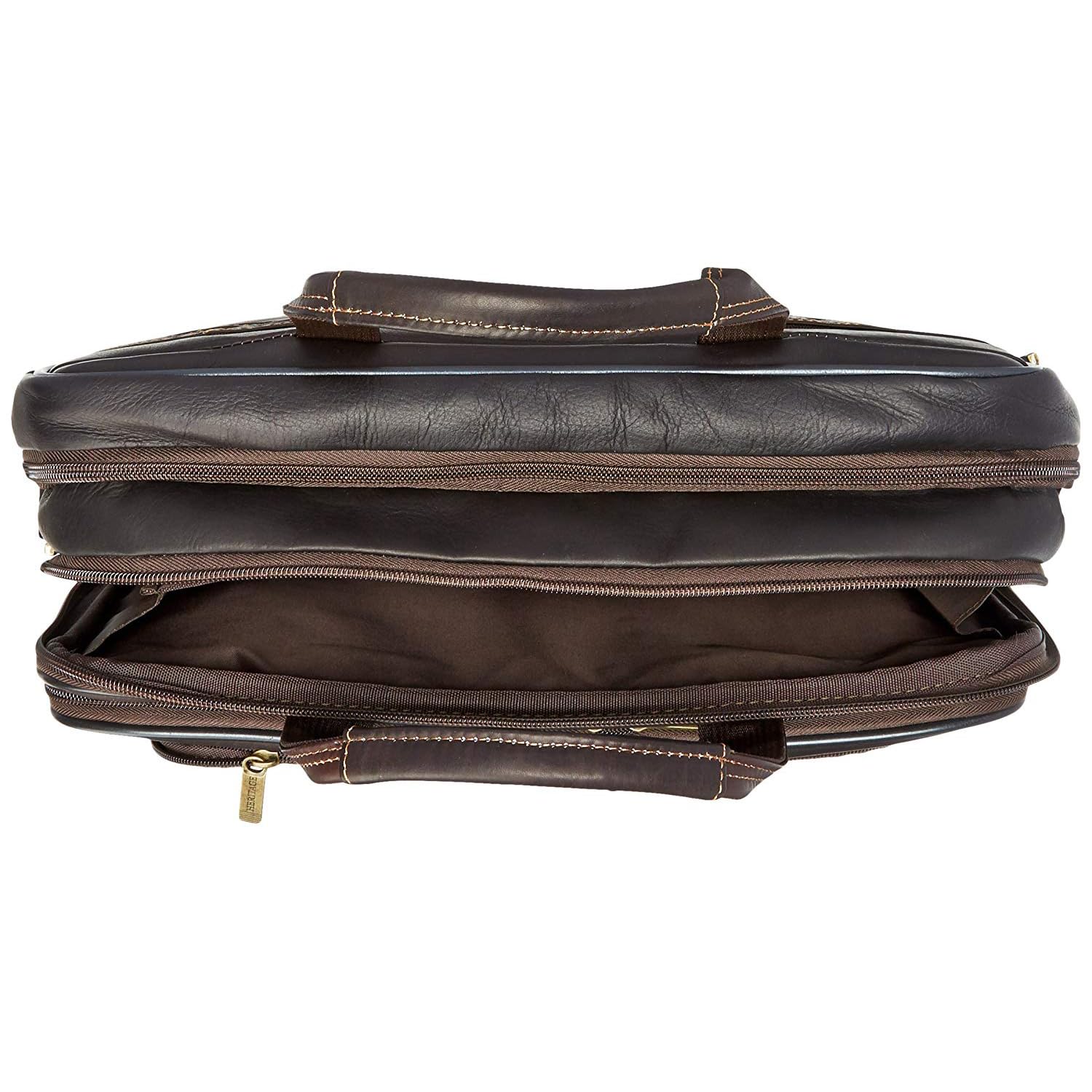 Heritage Double Gusset Top Zip EZ Scan Laptop Case - Durable Protective Sleeve for MacBook & Windows Laptops - Perfect for Office, Travel & School Use