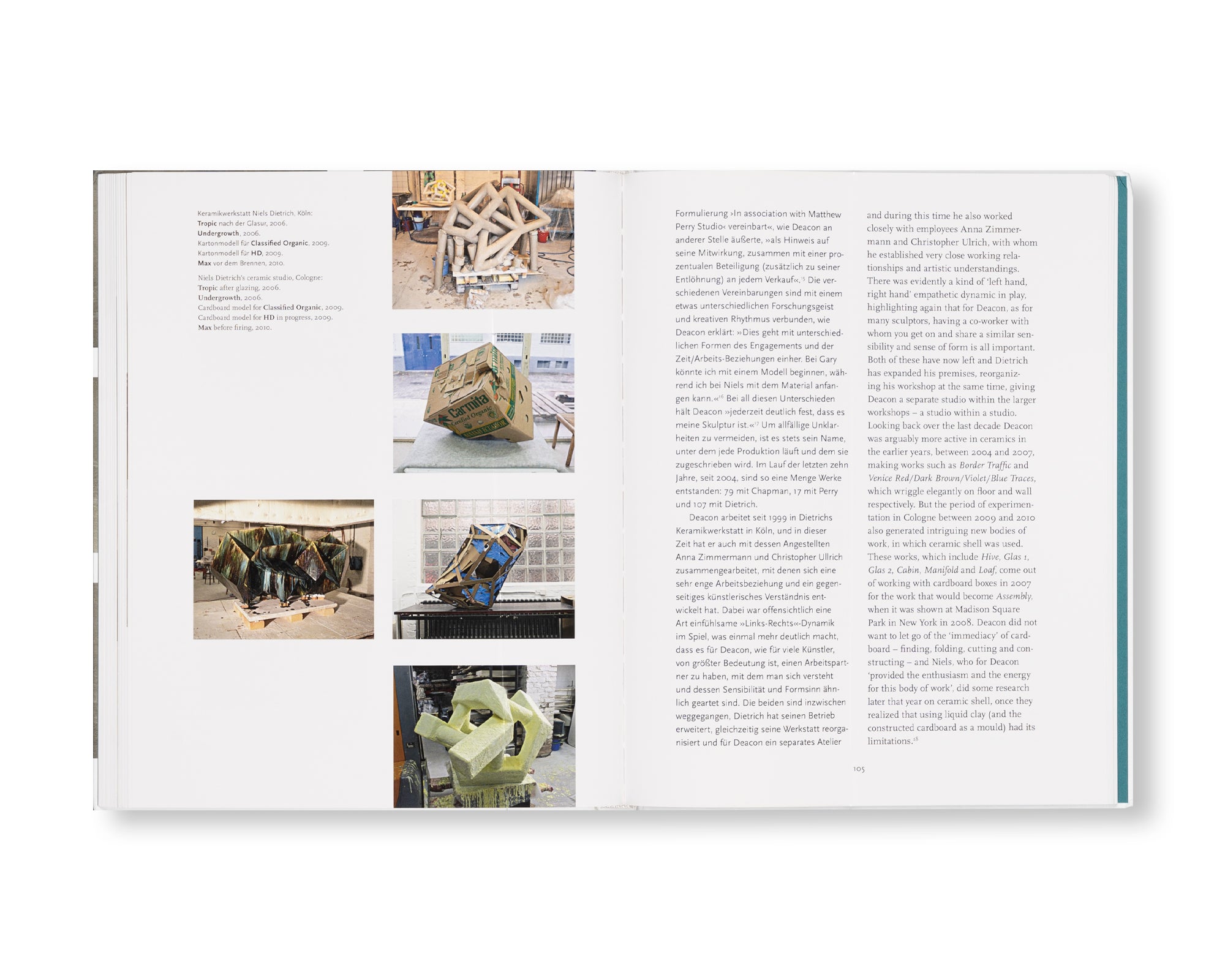 ON THE OTHER SIDE by Richard Deacon - Contemporary Art Book for Collectors & Art Enthusiasts | Perfect for Home Decor, Gallery Displays & Gift Giving