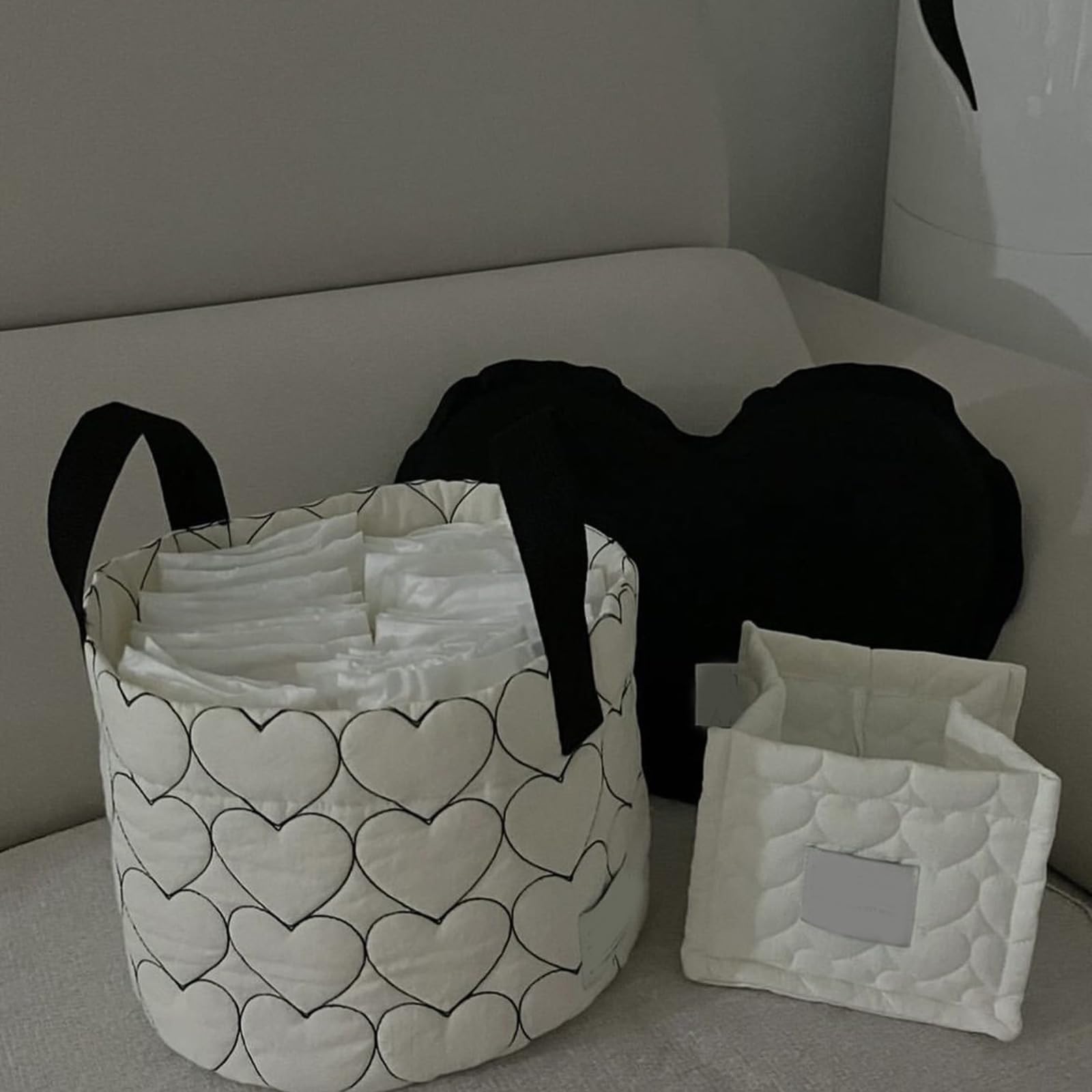 BLULILY Waterproof Baby Diaper Storage Bag - Large Capacity Organizer for Diapers, Toys & Baby Essentials - Perfect for Nursery, Travel & On-the-Go Parents