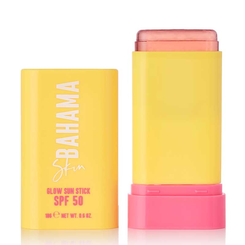 Bahama Skin Glow Sun Stick SPF 50 - Reef Safe Mineral Sunscreen for Face & Body | Water Resistant, Non-Greasy, Vegan Sun Protection | Perfect for Beach, Pool & Outdoor Activities