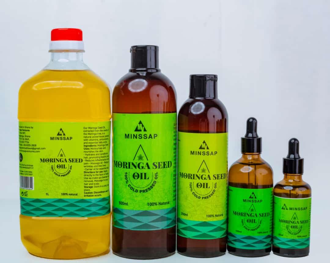 3.4 Fl oz 100% Pure Cold-Pressed Moringa Oil for Hair, Skin & Face - Natural Moisturizer & Anti-Aging Solution - Perfect for DIY Beauty & Massage Therapy