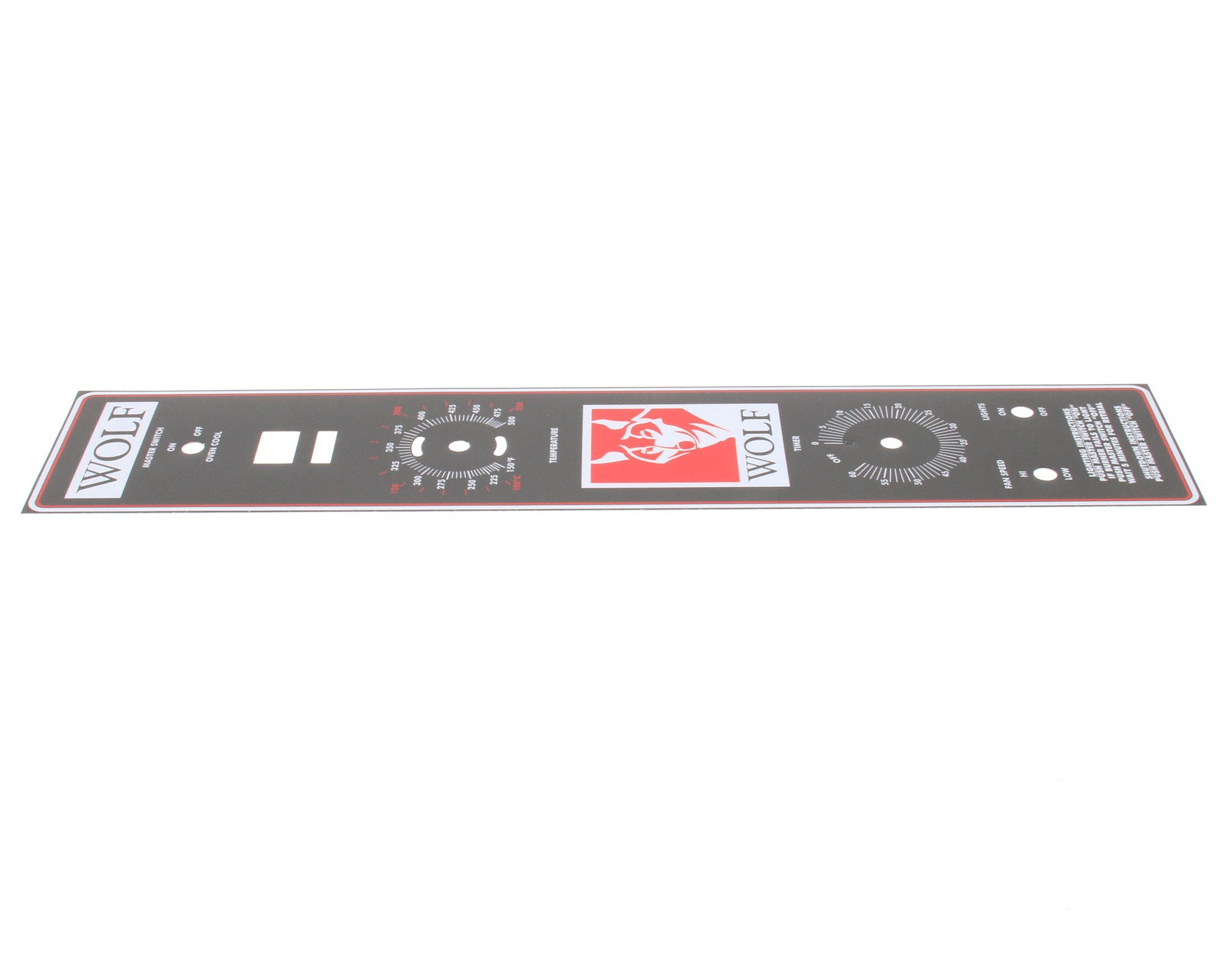 Vulcan-Hart 424204-1 One-Hour Panel Overlay Replacement for Wolf WKGD Gas Convection Ovens - Commercial Kitchen & Bakery Equipment Upgrade