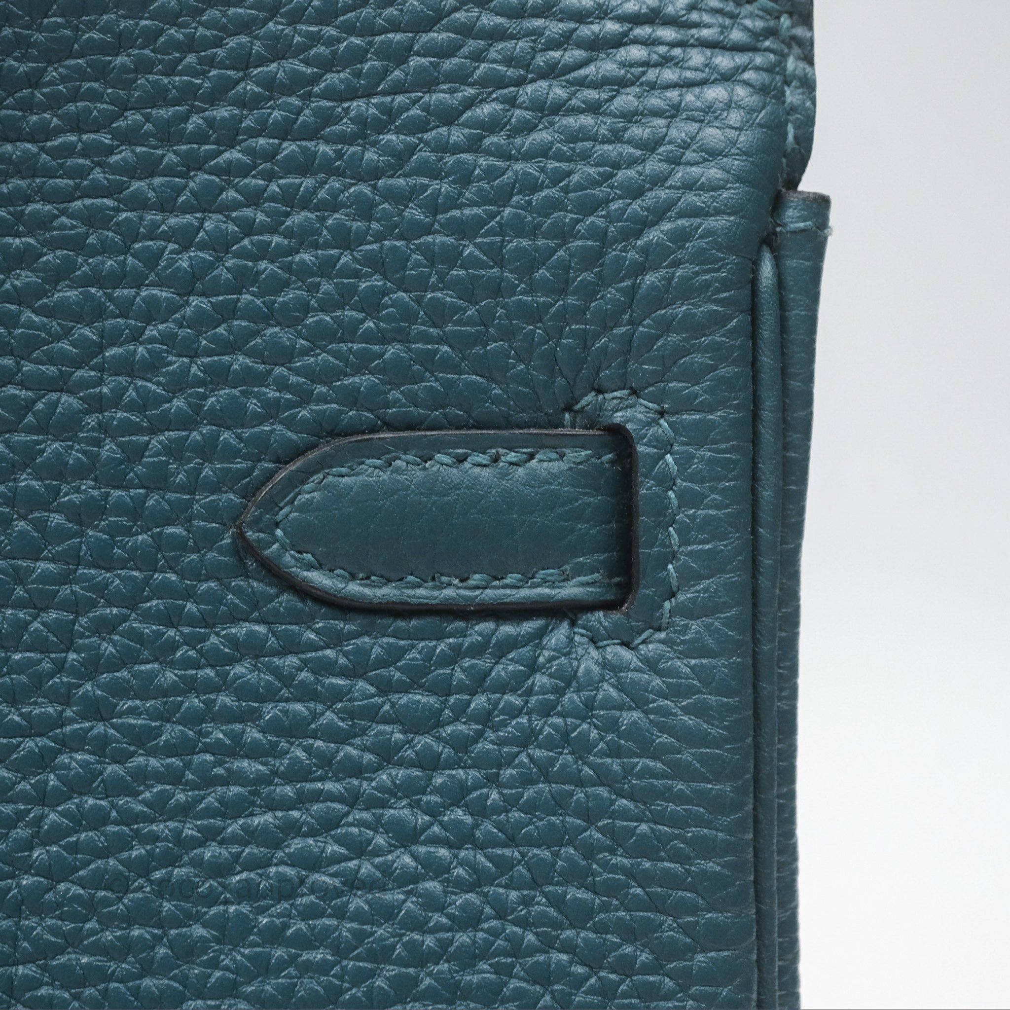 Luxury Hermès Birkin 25 Handbag - Vert Bosphore W0 / Bleu Océan Z7 Togo Leather with Palladium Hardware | Perfect for Work, Travel & Special Occasions