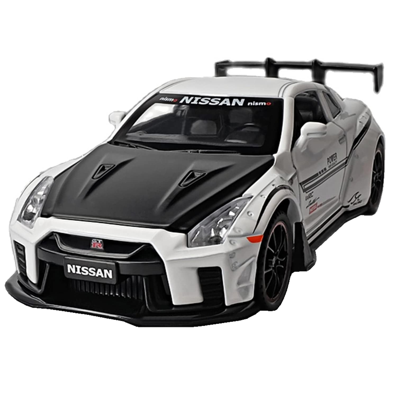 1:32 Ares GTR Diecast Metal Car Model - Alloy Simulation Sports Car Toy for Collectors, Display & Gifts (White) - Perfect for Home Decor, Office Display & Car Enthusiast Collections