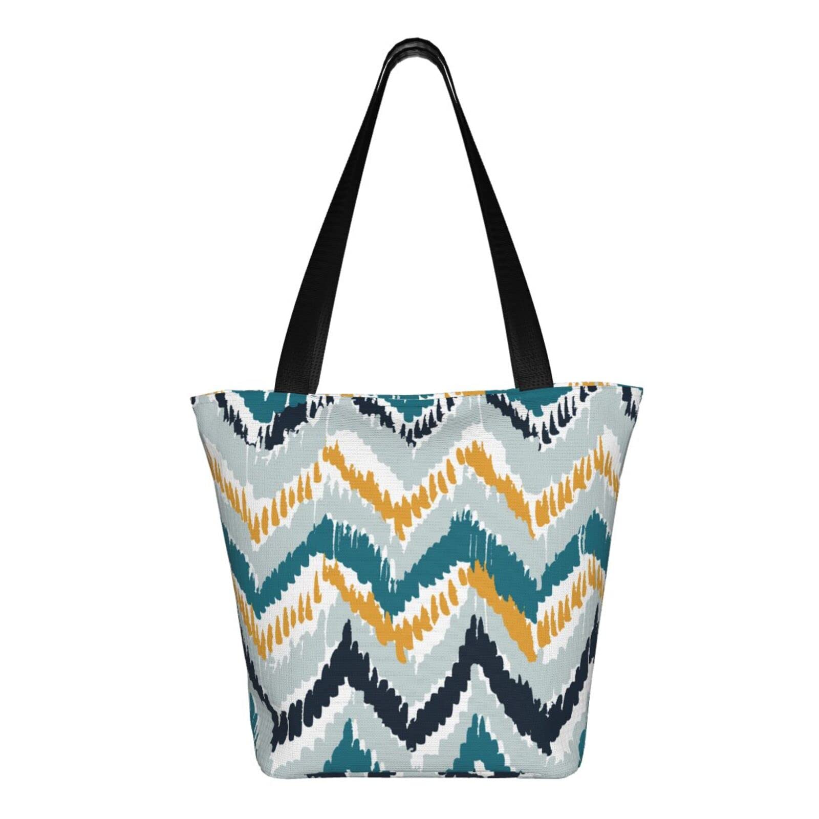 Women's Summer Beach Tote Bag with Zipper - Starfish Print Shoulder Bag for Laptop, Work & Travel | Perfect for Beach Vacation, Shopping & Daily Commute