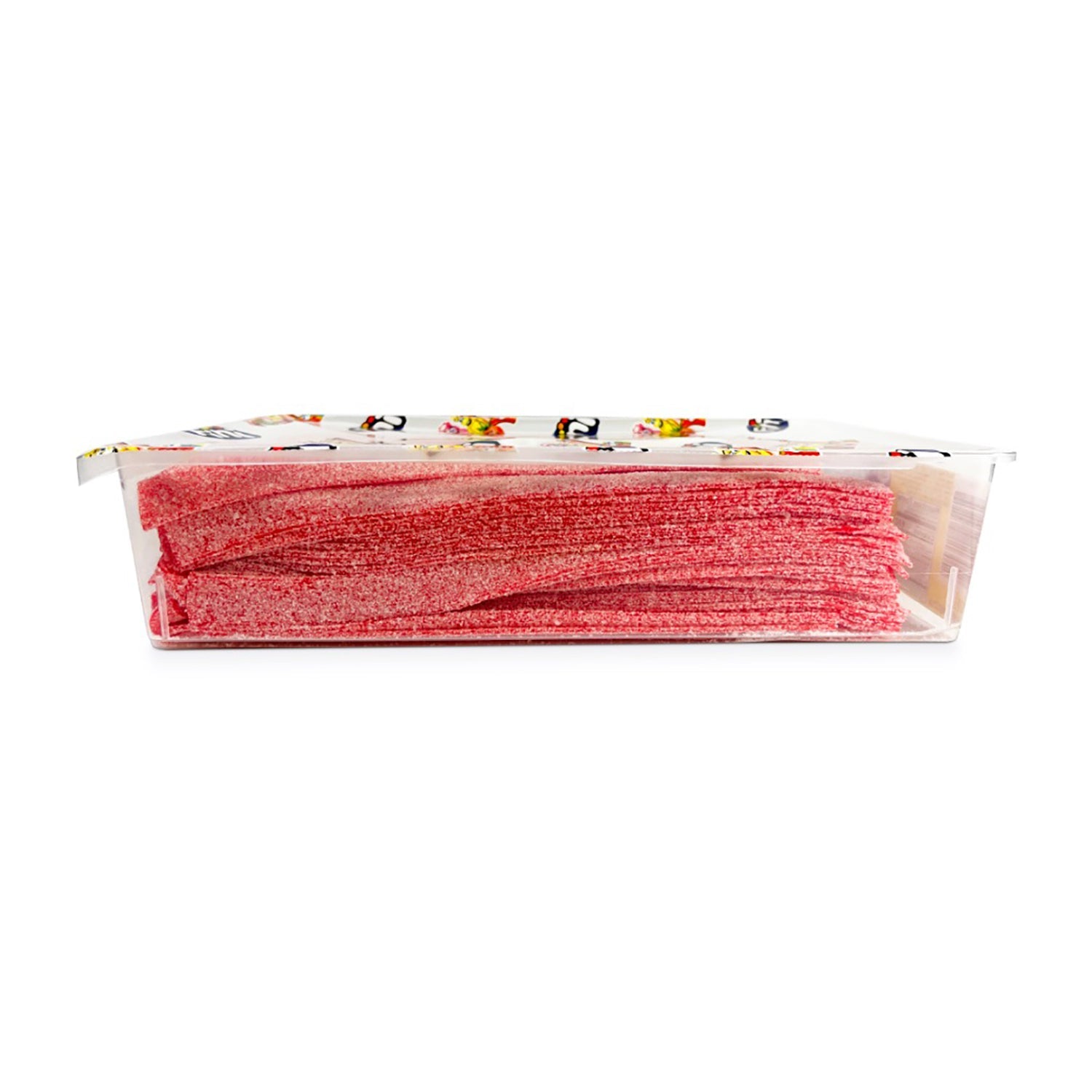 Mint Strawberry Licorice Candy Belts - 200 Count Bulk Candy Tub | Sweet Treats for Parties, Movie Nights & Office Snacks