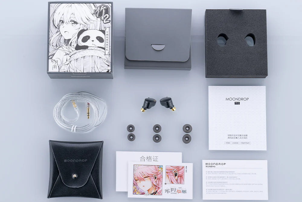 MOONDROP CHU II 10mm Dynamic Driver HiFi In-Ear Headphones (IEM) with Detachable Cable - Perfect for Music Lovers, Audiophiles & Gaming