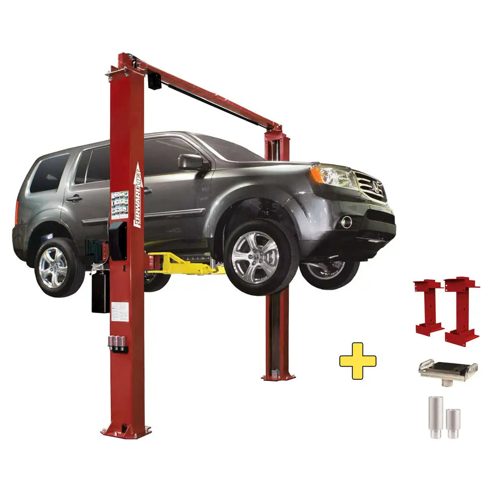 Forward Lift I10 10K Symmetric/Asymmetric 2 Post Car Lift - Heavy Duty Auto Lift for Home Garage & Auto Repair Shop - Perfect for Car Maintenance, Tire Changes & Vehicle Storage