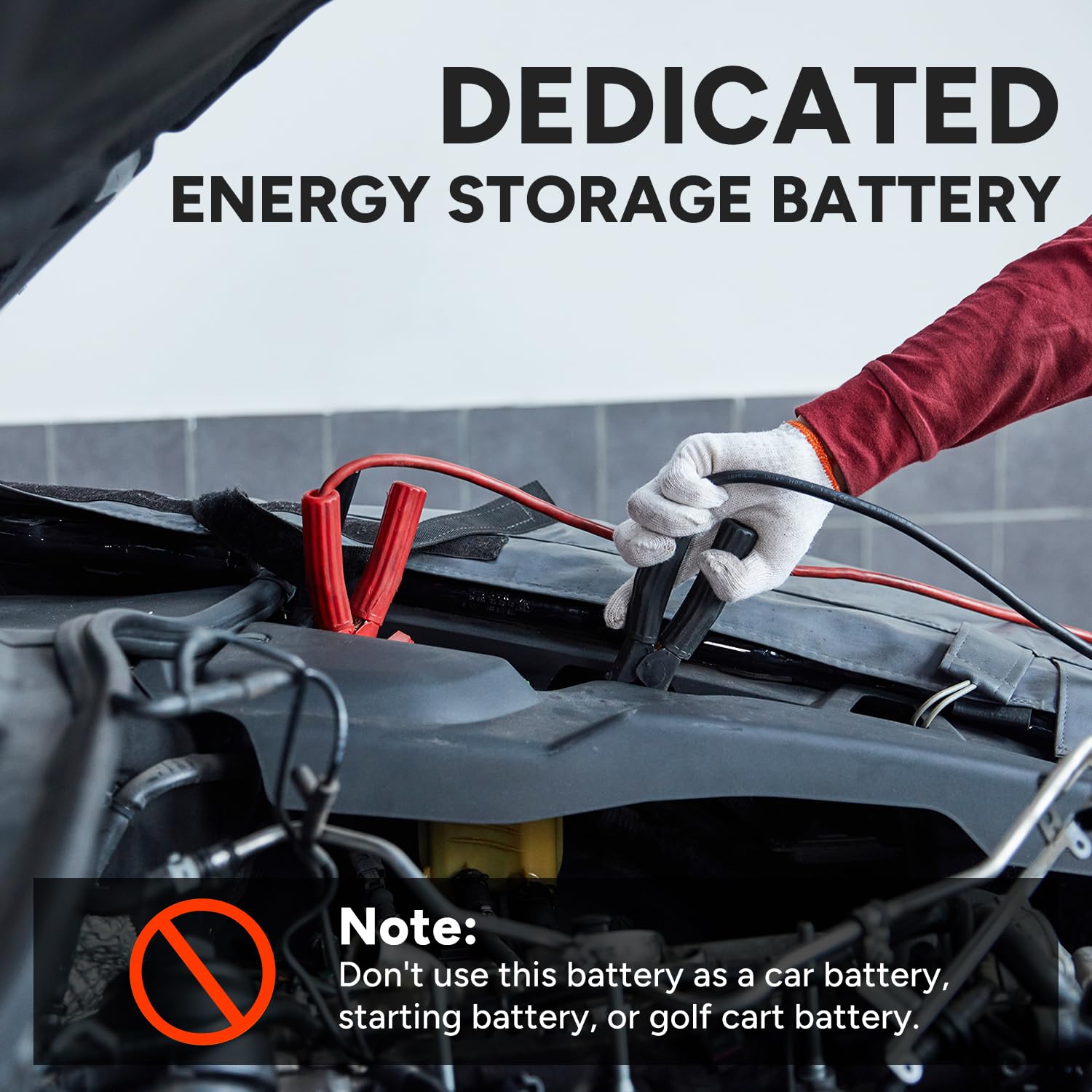 DR.PREPARE 12V 100Ah LiFePO4 Deep Cycle Battery with LCD Monitor & 100A BMS - 1280Wh Group 31 Lithium Iron Phosphate Battery for RV, Marine Trolling Motor, Solar Power System, Off-Grid Applications - Perfect for Camping, Boating & Home Backup Power