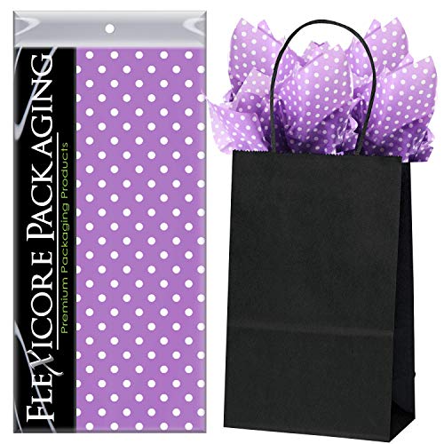 Lilac Purple Polka Dots