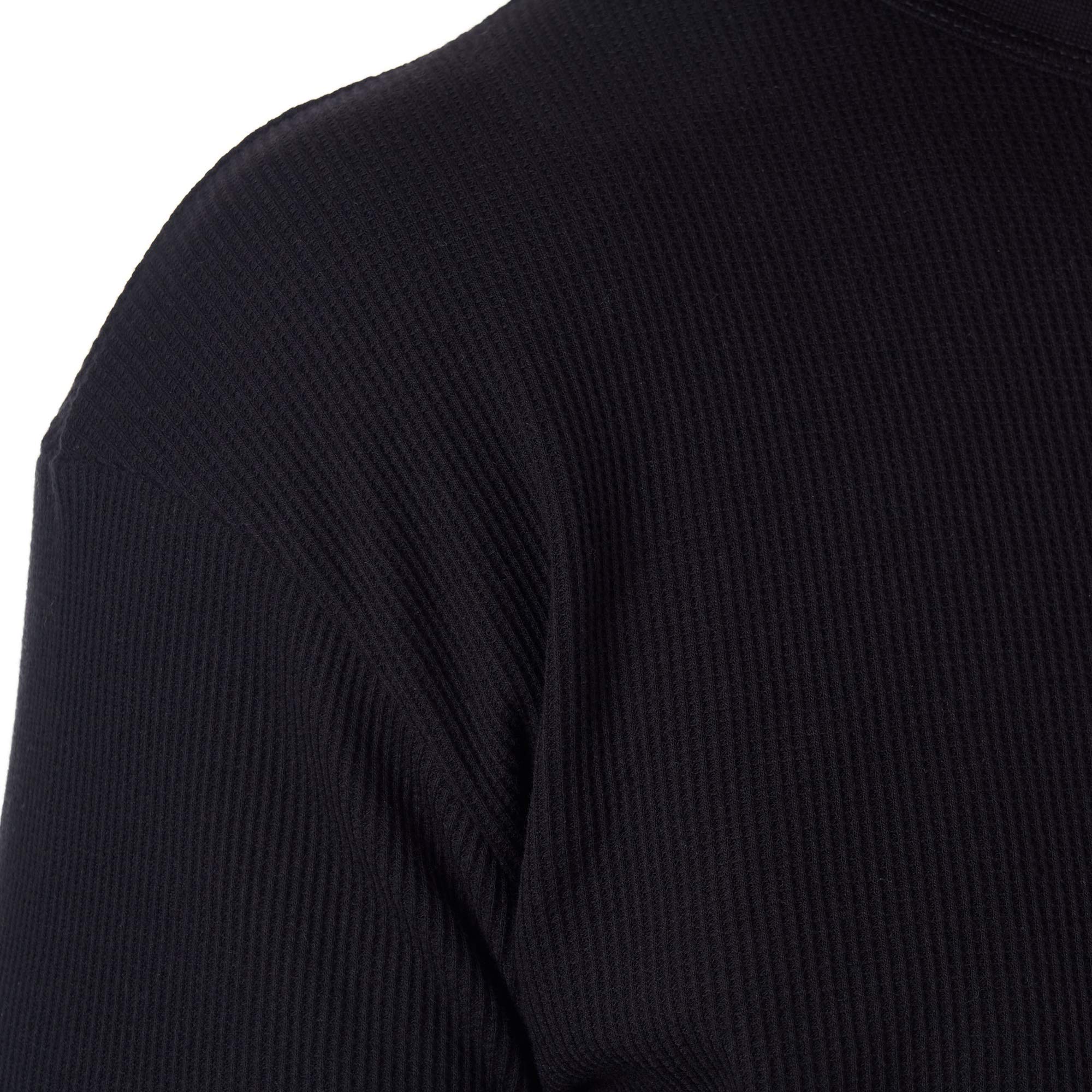 Alpine Swiss Men's Thermal Long Sleeve Henley Shirt - Waffle Knit Base Layer Top for Cold Weather - Perfect for Winter Hiking, Skiing & Outdoor Activities