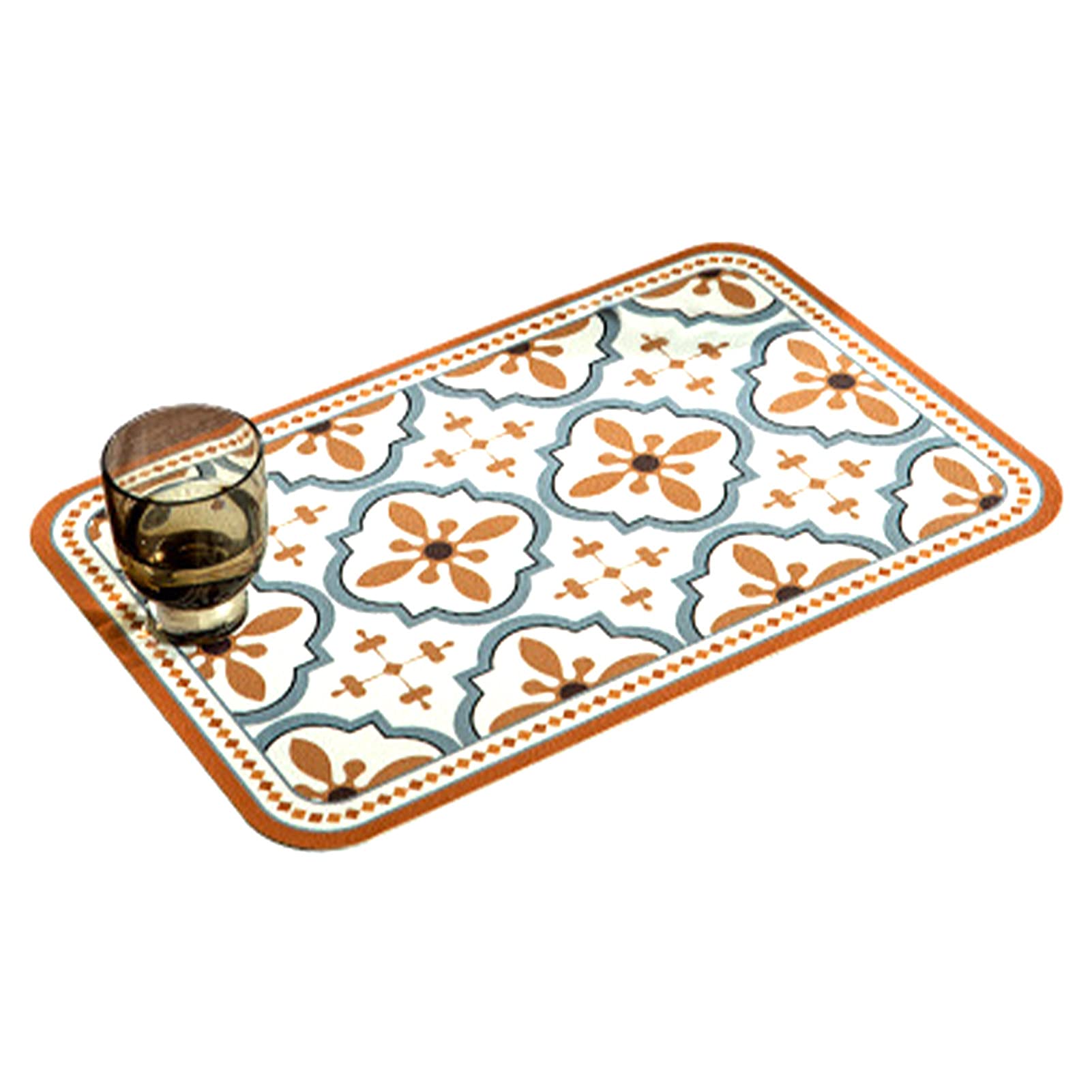 IKAXIYO Reusable Heat Resistant Coasters - Faux Leather Drink Pads for Coffee, Tea & Hot Beverages - Elegant Kitchen Decor for Restaurants, Home & Office Use