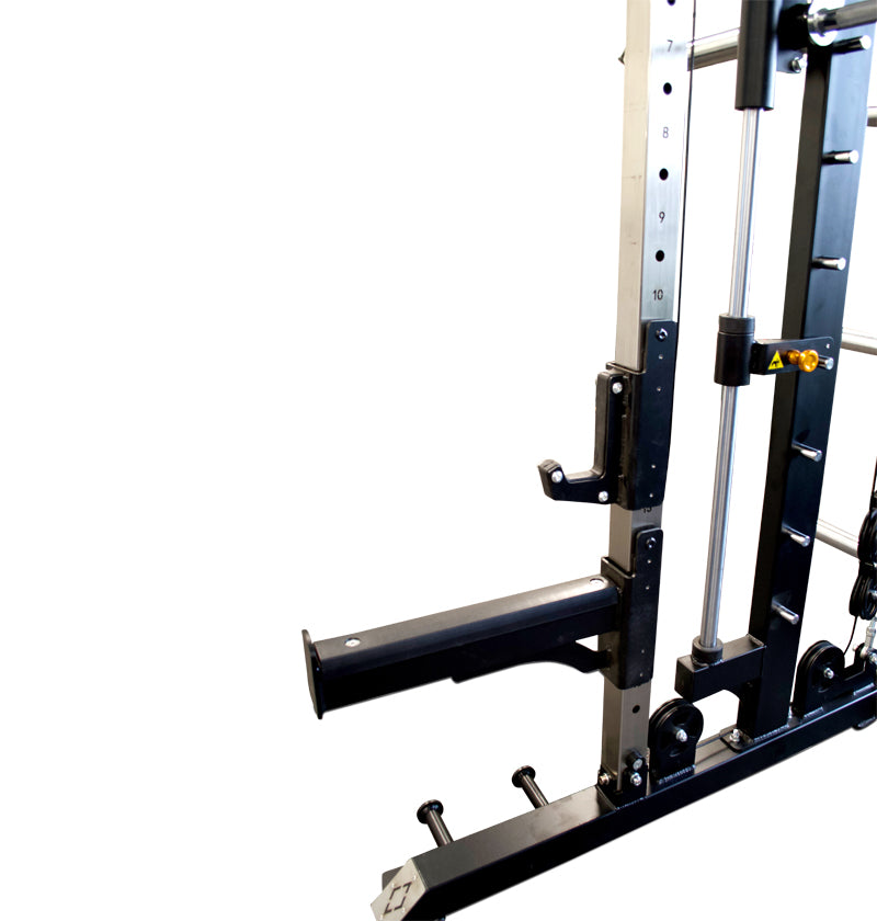 Plate Loaded Smith Machine - Heavy Duty Functional Trainer for Home & Commercial Gyms - Perfect for Strength Training, Weightlifting & Fitness Workouts