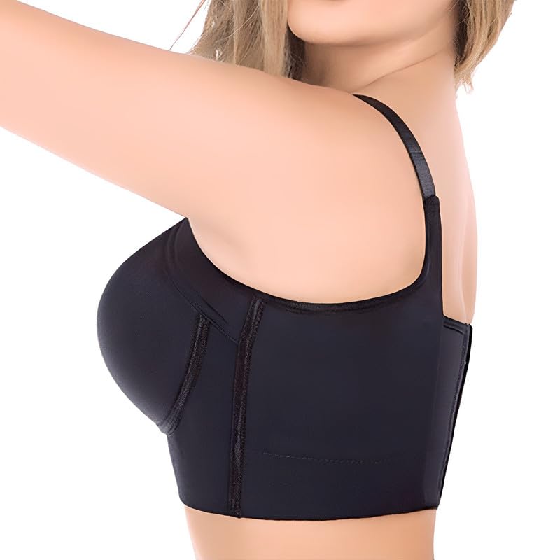 Women's Filifit Shapewear Uplift Bra - Seamless Full Back Coverage Push Up Bra for Back Fat Smoothing & Body Shaping | Perfect for Everyday Wear, Special Occasions & Postpartum Support