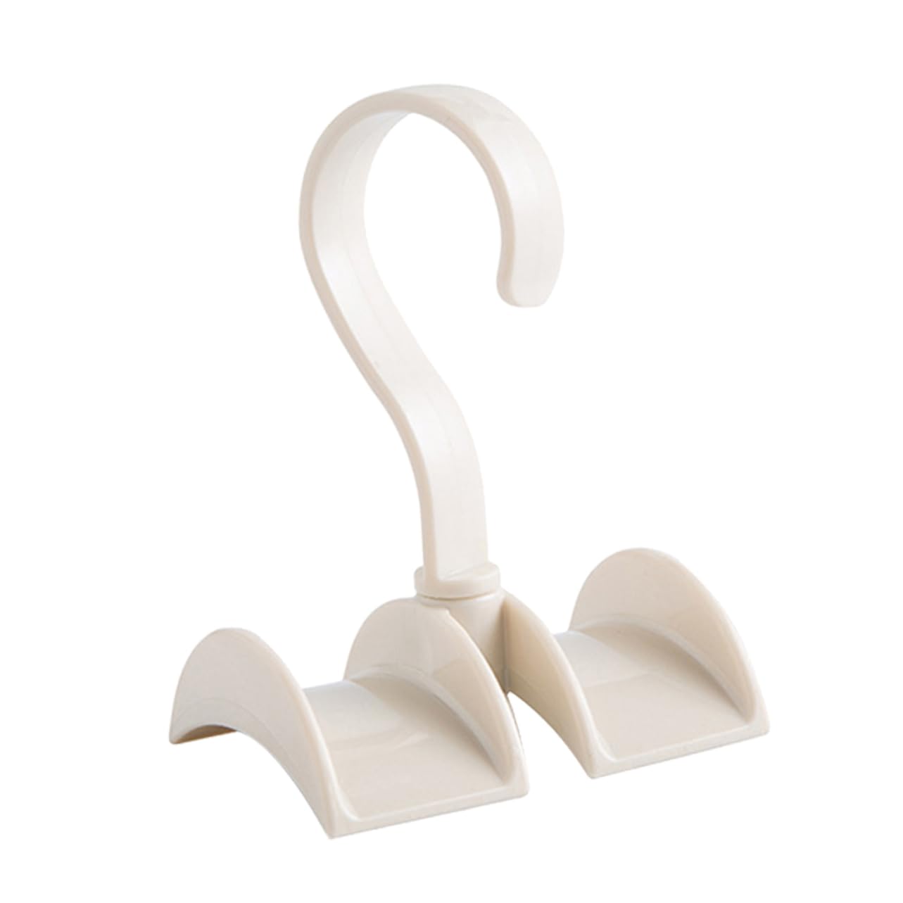 Cabilock Rotating Handbag Hanger - 360° Swivel Closet Organizer for Purses, Belts, Scarves & Shoes | Space-Saving Clothes Hanging Rack (Beige) | Perfect for Bedroom, Closet & Dorm Organization