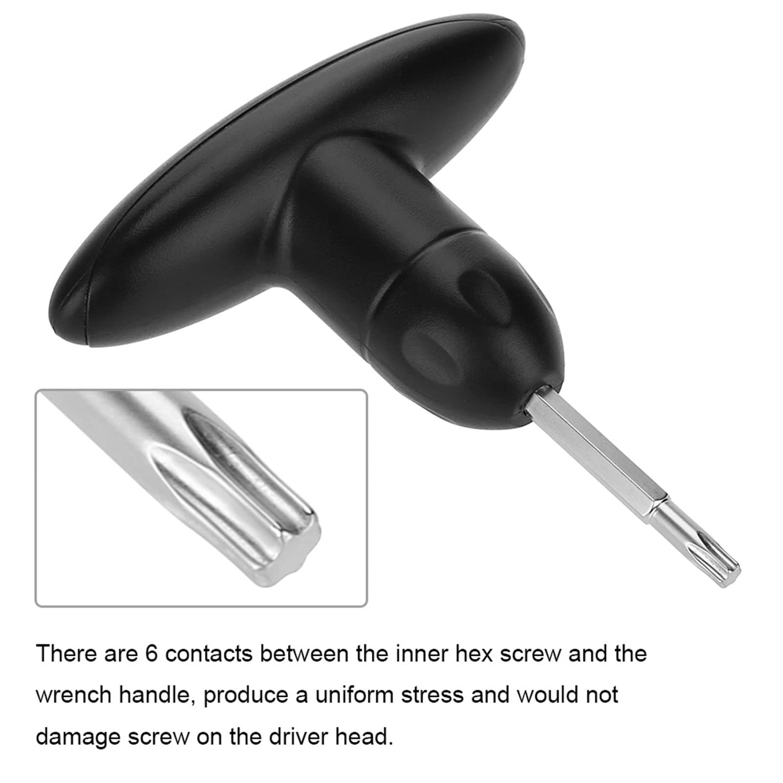 Zerone Golf Screwdriver Tool - Lightweight Golf Wrench for Driver Shaft Adapter Adjustment | Torque Wrench Replacement | Perfect for Golf Club Repair & Maintenance at Home or On the Course