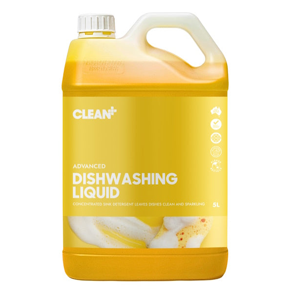 Clean Plus Advanced Sink Dishwashing Liquid 5L - Powerful Degreaser for Tough Stains | Ideal for Kitchen, Restaurant & Commercial Use