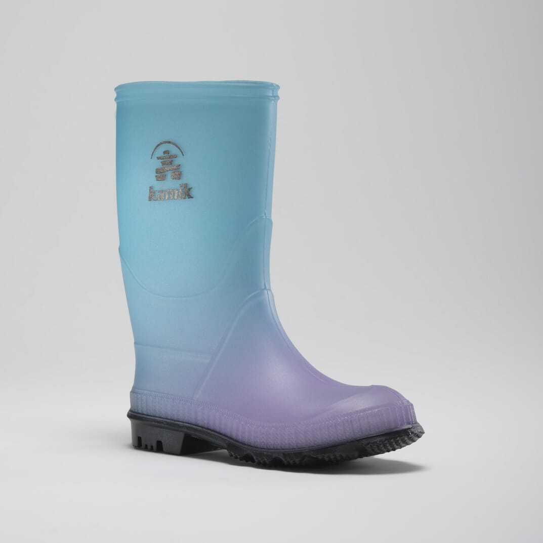 Stomp Print Kids' Rain Boots - Waterproof Children's Rubber Boots for Outdoor Play, Puddles & Gardening | Fun & Comfortable Toddler Rain Shoes