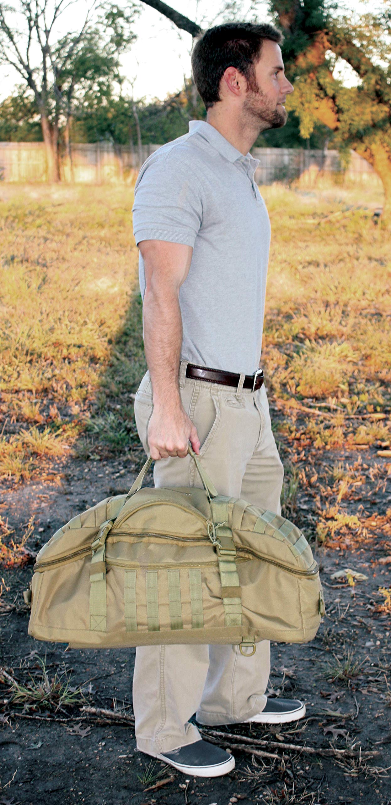 Red Rock Outdoor Gear Traveler Duffle Bag - Waterproof & Durable Travel Duffel for Camping, Gym & Weekend Getaways | Perfect Carry-On Luggage for Men & Women