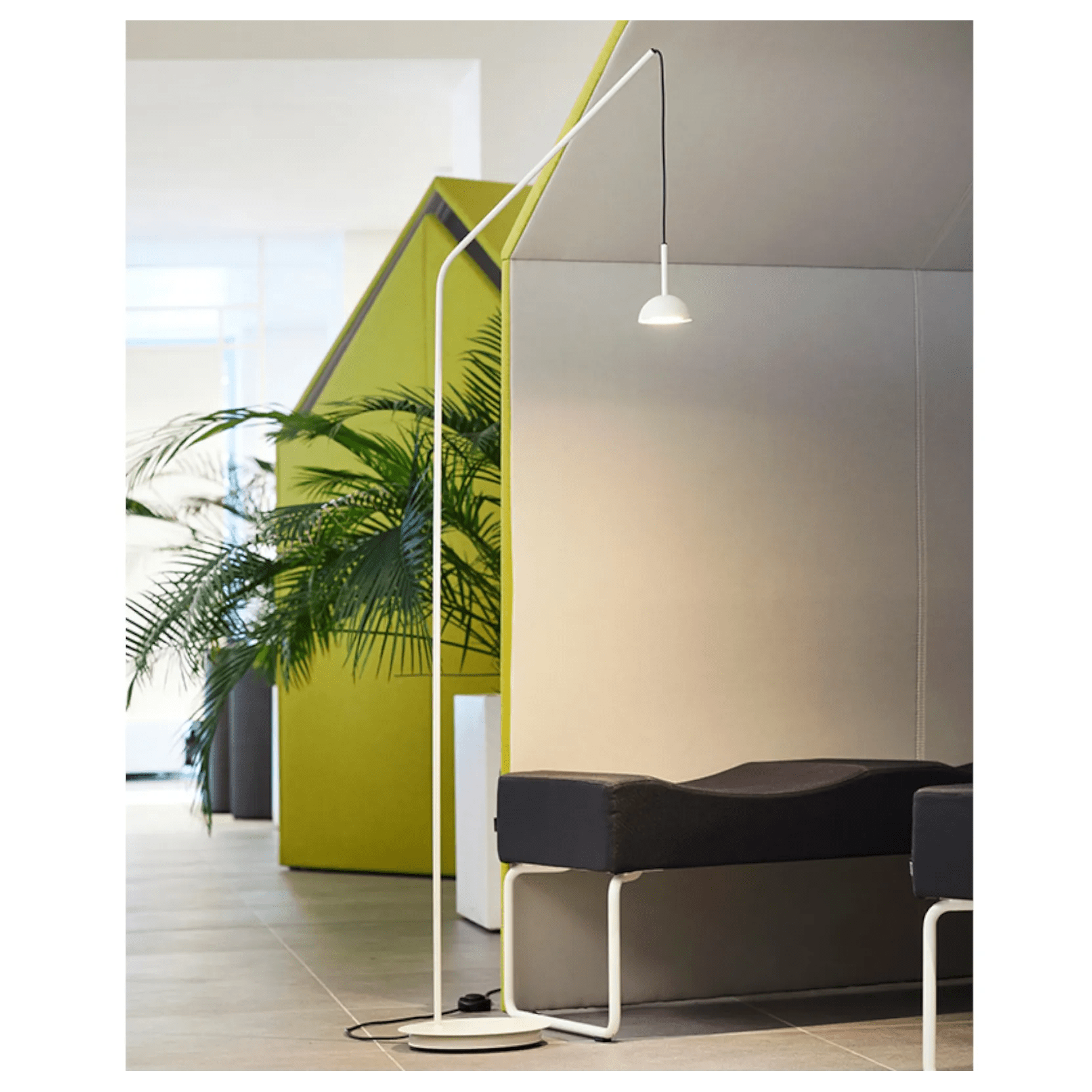 Cupolina Modern Floor Lamp - Adjustable LED Standing Light for Living Room, Bedroom & Office - Dimmable Brightness & Energy Efficient Lighting for Home Decor