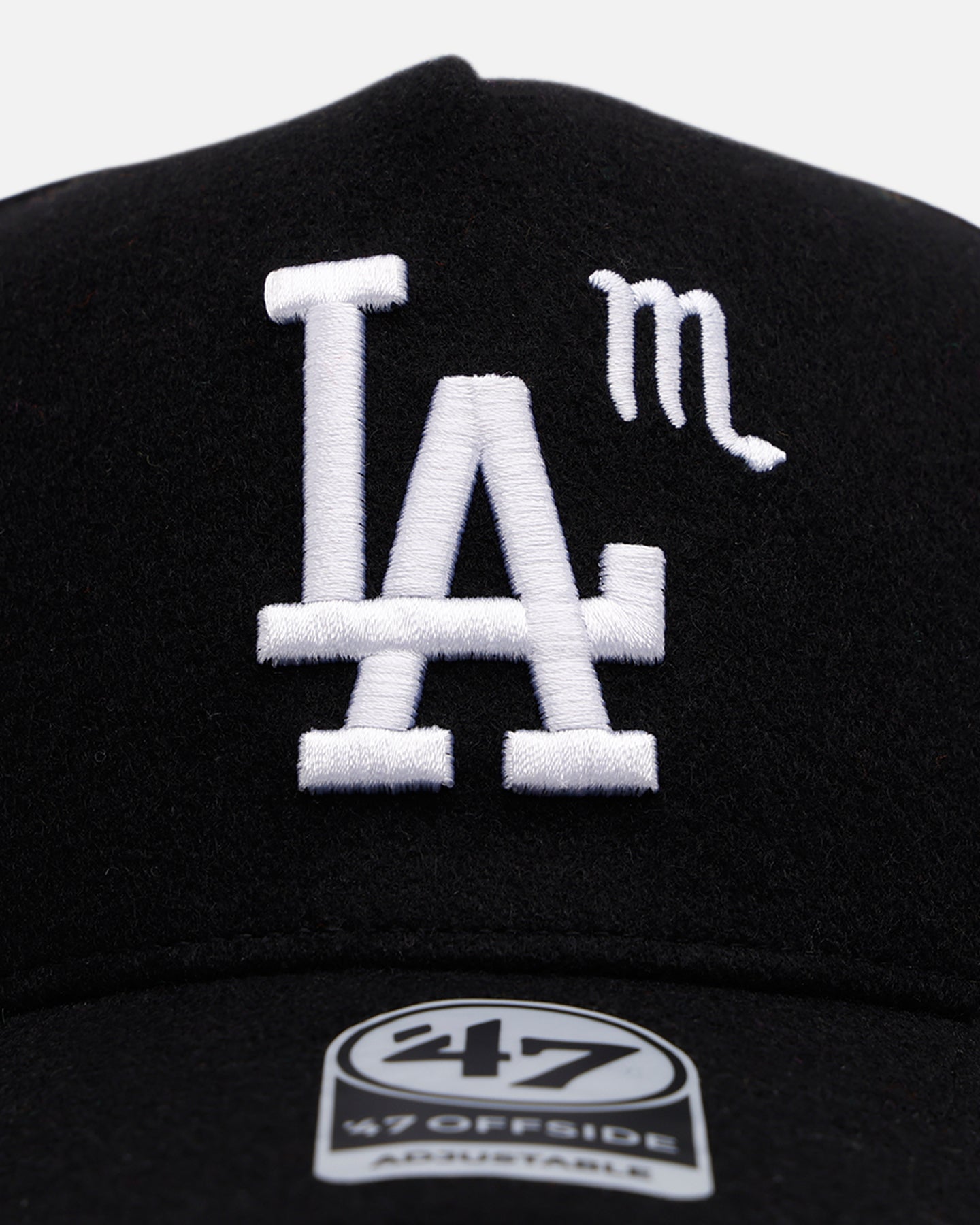 47 Brand Los Angeles Dodgers 'Zodiac' Scorpio Snapback Hat - Black Adjustable Baseball Cap for Men & Women | Perfect for Baseball Games, Streetwear Fashion & Gift Giving