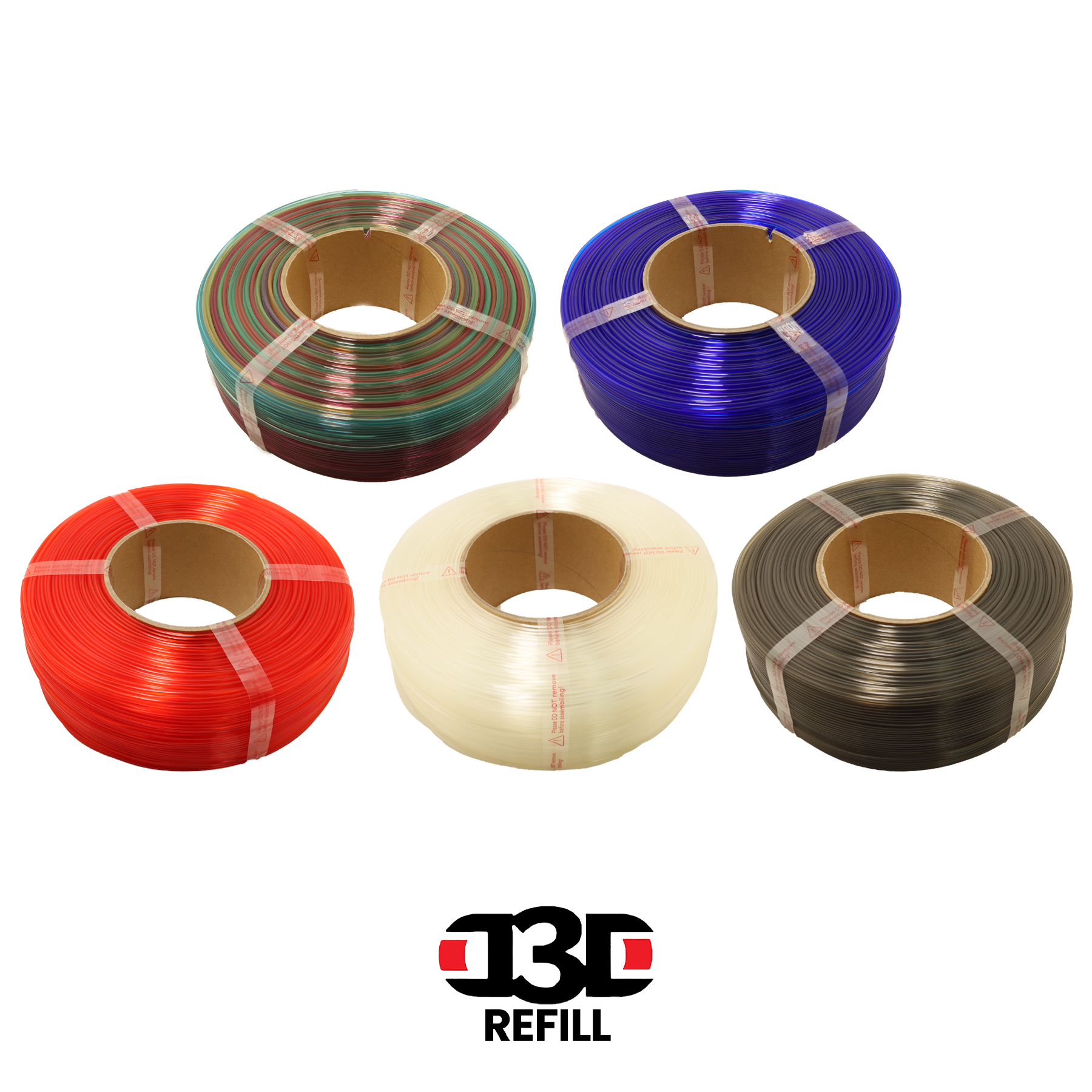 Premium D3D PLA Transparent Filament 1.75mm 1kg - Bambu Lab Spool Compatible - Multiple Color Options for 3D Printing, DIY Projects & Prototyping
