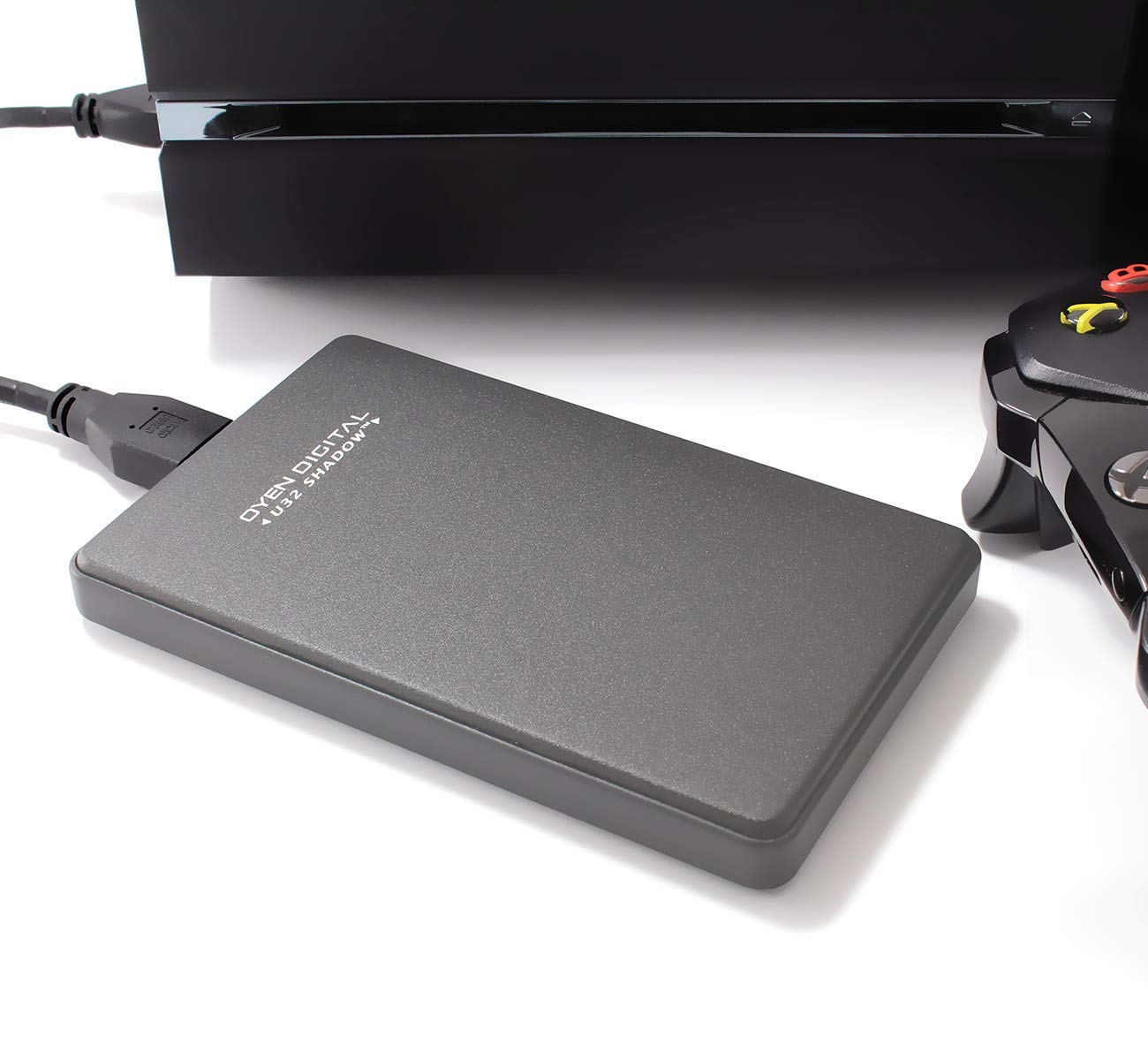 Oyen Digital U32 Shadow 1TB USB-C External SSD - Ultra Fast Portable Solid State Drive for Xbox One, PS5, PC & Mac - Perfect for Gaming, 4K Video Editing & File Storage