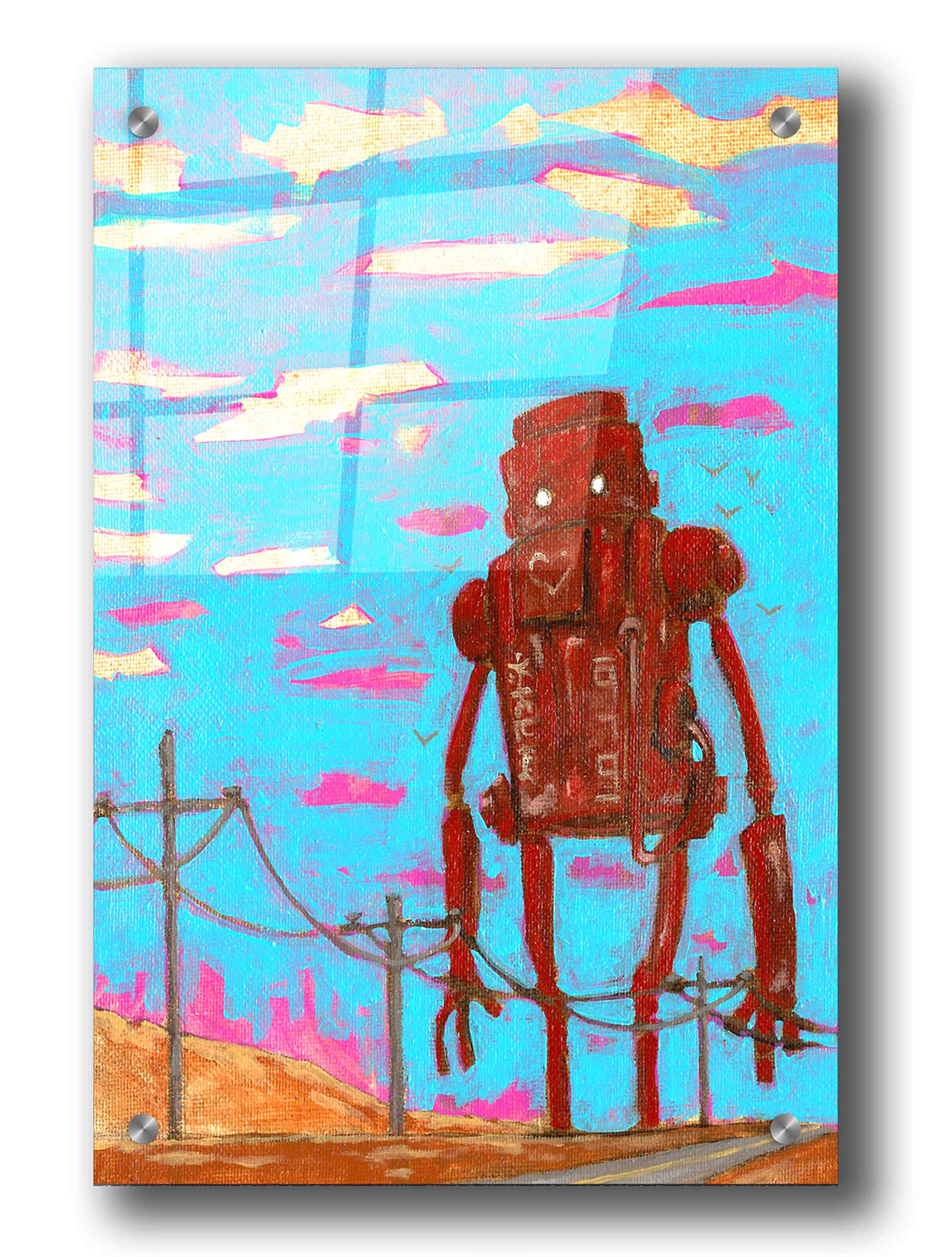 Epic Art 'Zapow Art II' by Craig Snodgrass - 24x36 Inch Acrylic Glass Wall Painting - Modern Abstract Canvas Artwork for Living Room, Bedroom & Office Decor