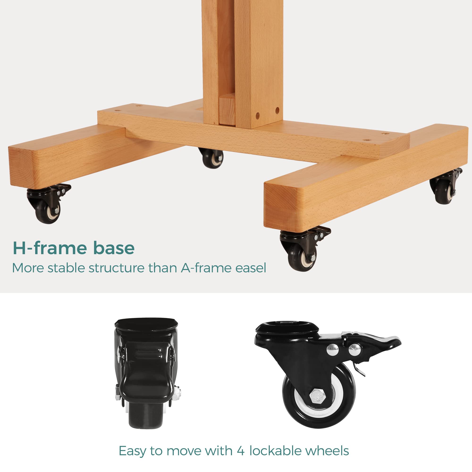 VISWIN Extra-Large Studio Easel Stand - Adjustable 71