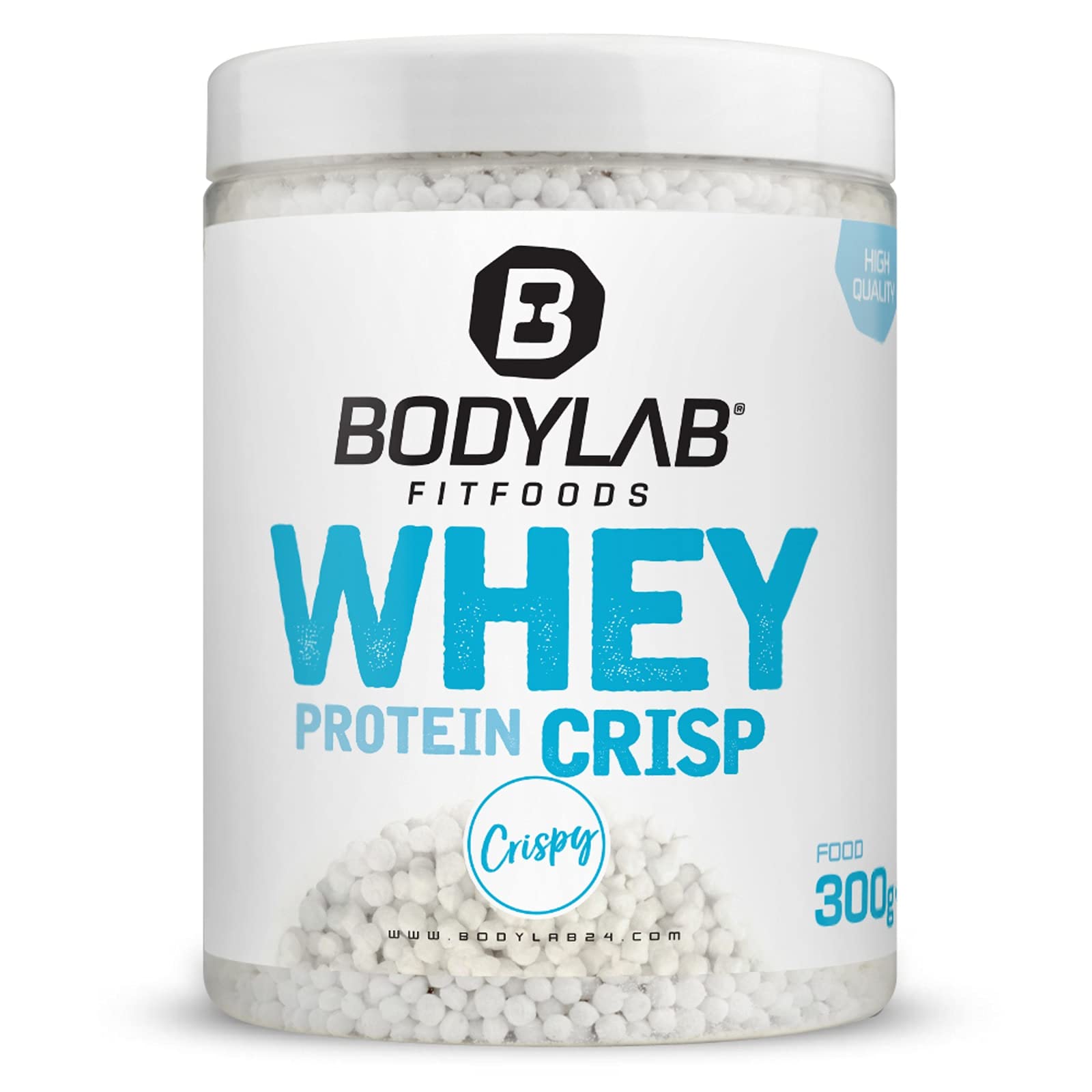 Bodylab24 Whey Protein Crisp 300g - High-Quality Whey Protein Isolate Crispies for Extra Protein | Perfect with Yogurt, Quark, Muesli & Salad | Ideal Post-Workout Snack & Healthy Breakfast Topping