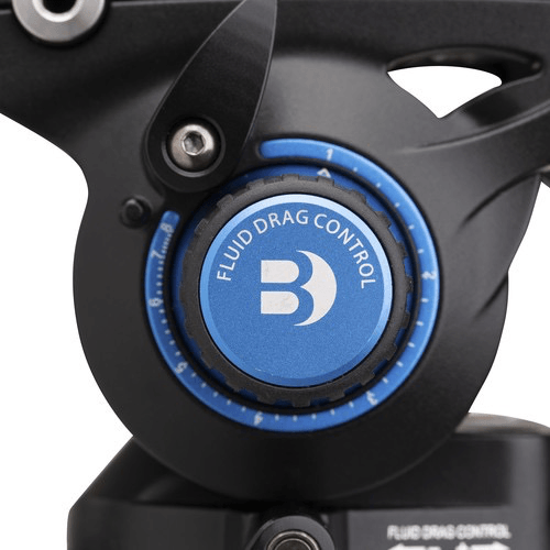 Benro S6PRO Professional Video Tripod Head - Smooth 360° Pan & Tilt for DSLR Cameras - Perfect for Vlogging, Filmmaking & Photography