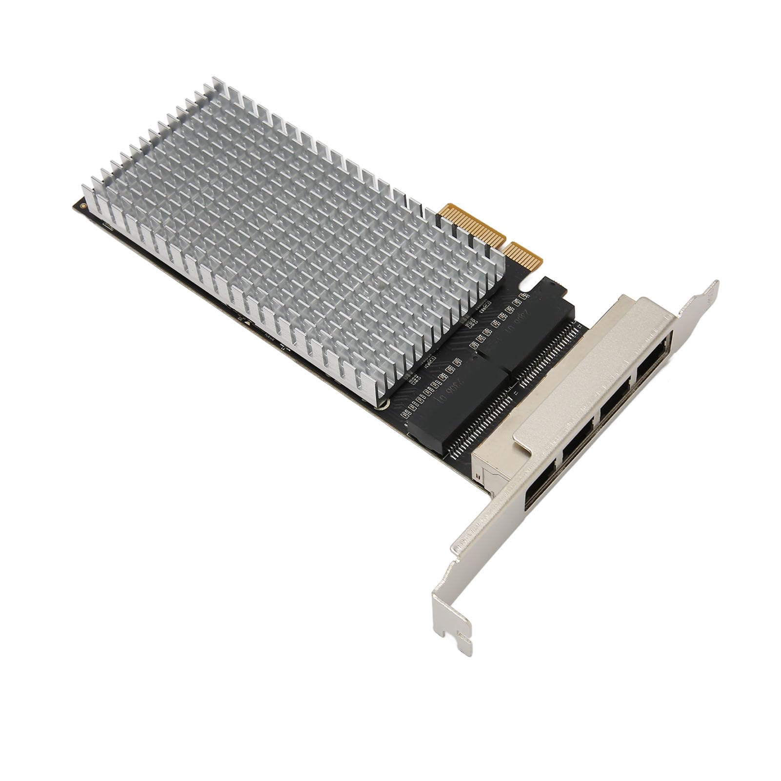 4 Port PCI Express Gigabit Ethernet Network Card - 10/100/1000M/2.5Gbps PCIe RJ45 Adapter for Desktop PC, Server, Gaming & Workstation (Supports Windows/Linux) - Ideal for High-Speed Networking, Online Gaming & Data Transfer