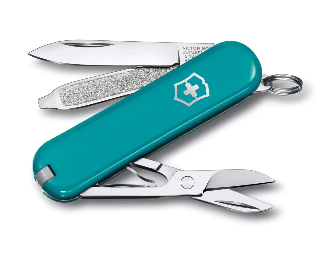 Classic SD Pocket Knife with Box - Compact Swiss Army Knife for Everyday Carry, Camping & Outdoor Adventures