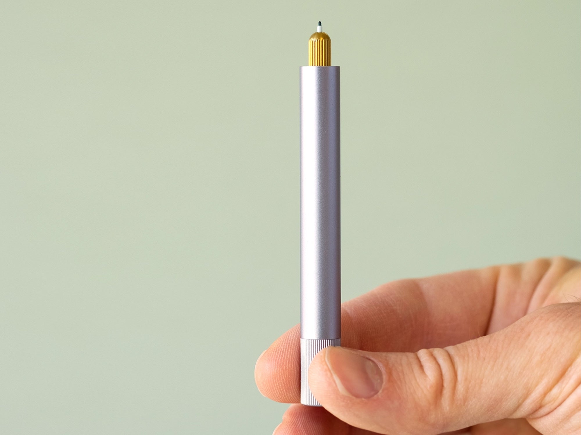Tom's Studio Lumos Mini Pen - Premium LED Writing Pen for Note Taking, Drawing & Signatures | Perfect Gift for Students, Artists & Professionals | Battery-Powered Portable Light-Up Pen for Dark Environments