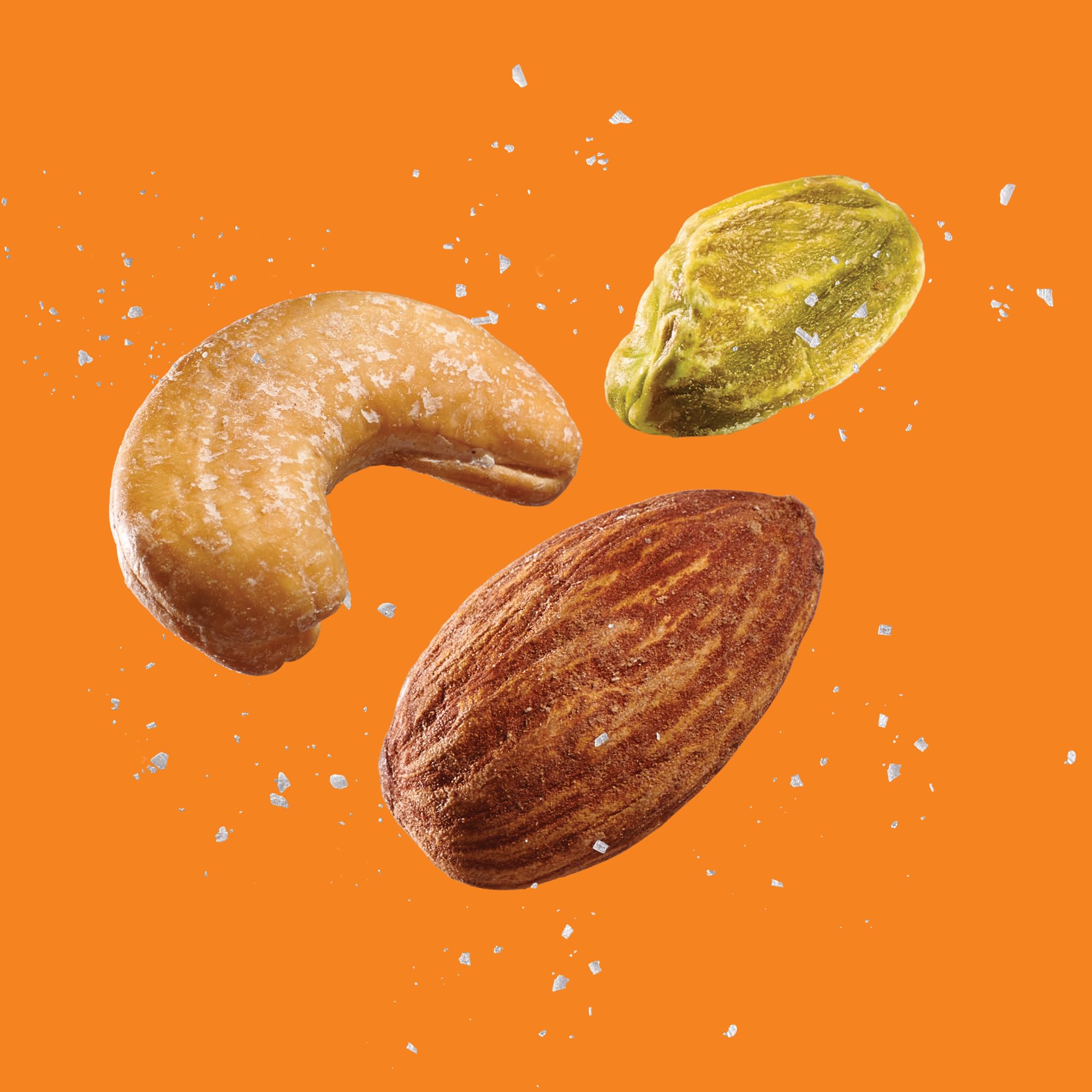 Premium Nut Mix - Cashew, Almond & Pistachio Blend | Dry Roasted with Sea Salt | Non-GMO, High Protein Snacks | 9 Ounce (Pack of 9) | Healthy On-the-Go Snack for Office, Hiking & Travel