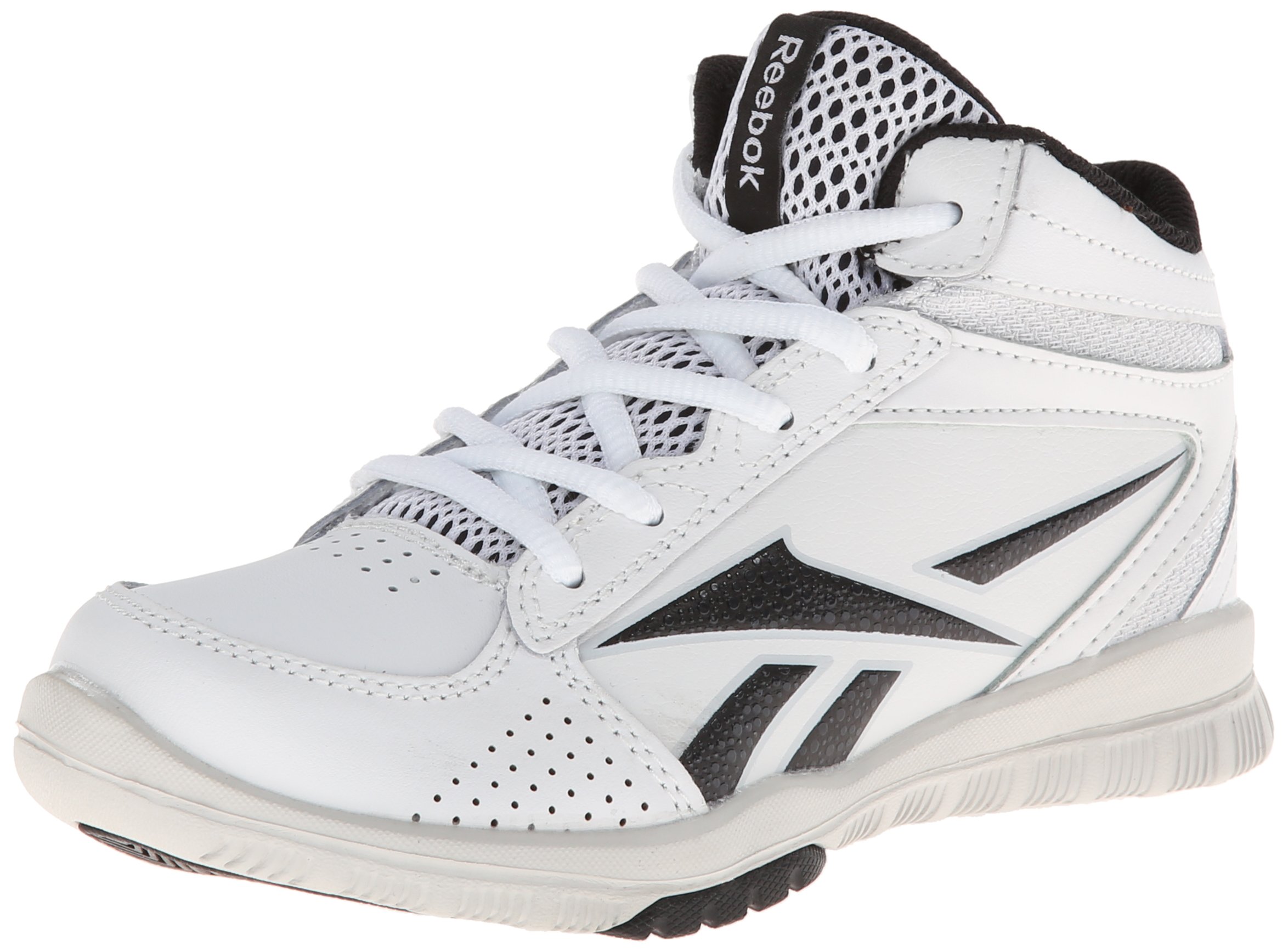 Reebok CLEAN SHOT Basketball Shoes for Kids - Lightweight & Durable Basketball Sneakers for Boys & Girls - Perfect for Indoor & Outdoor Court Play