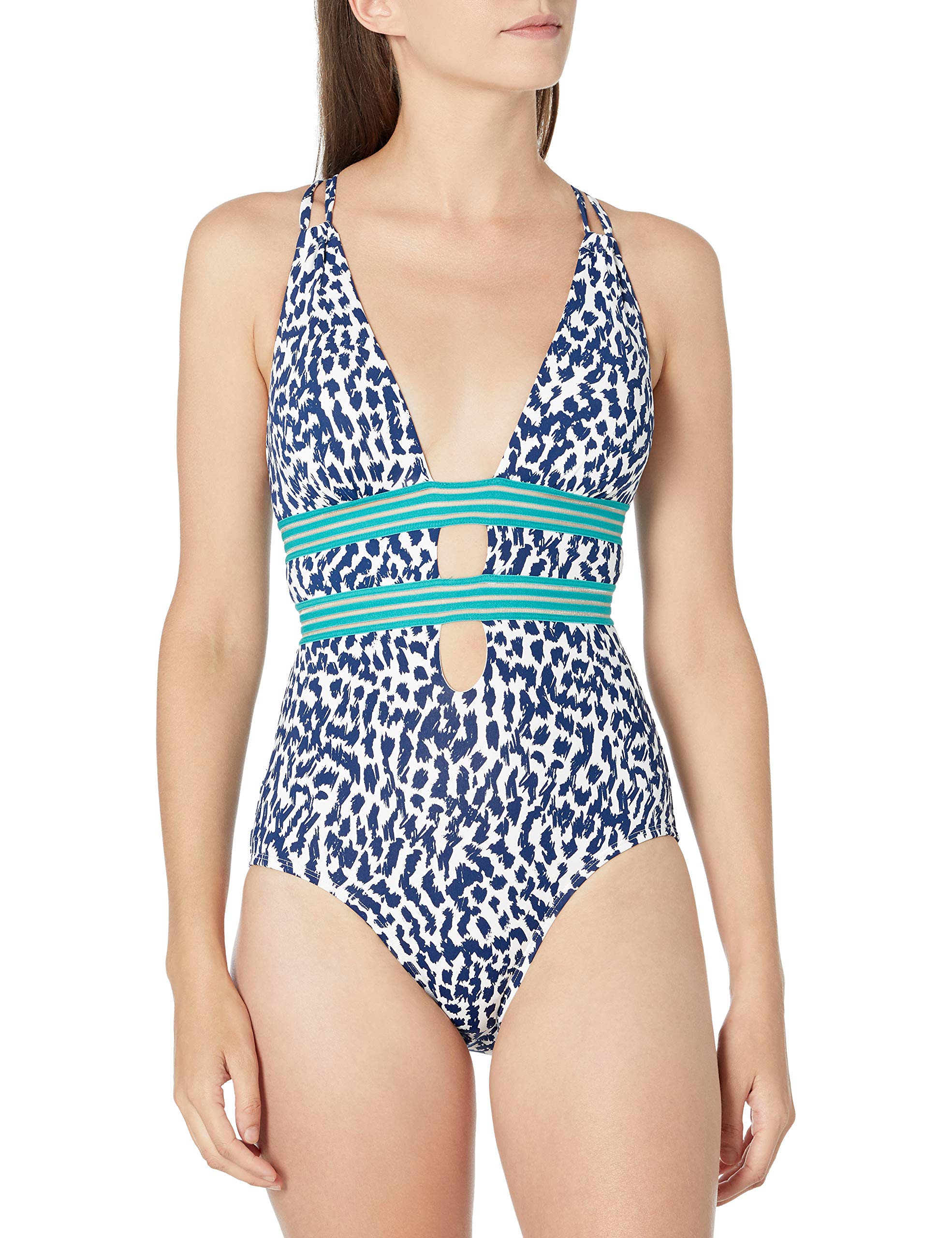 Women's Sexy Plunge One Piece Swimsuit - Tummy Control Bathing Suit for Women, High Cut Swimwear for Beach & Pool Party | Summer Vacation, Swim Competition, Water Aerobics