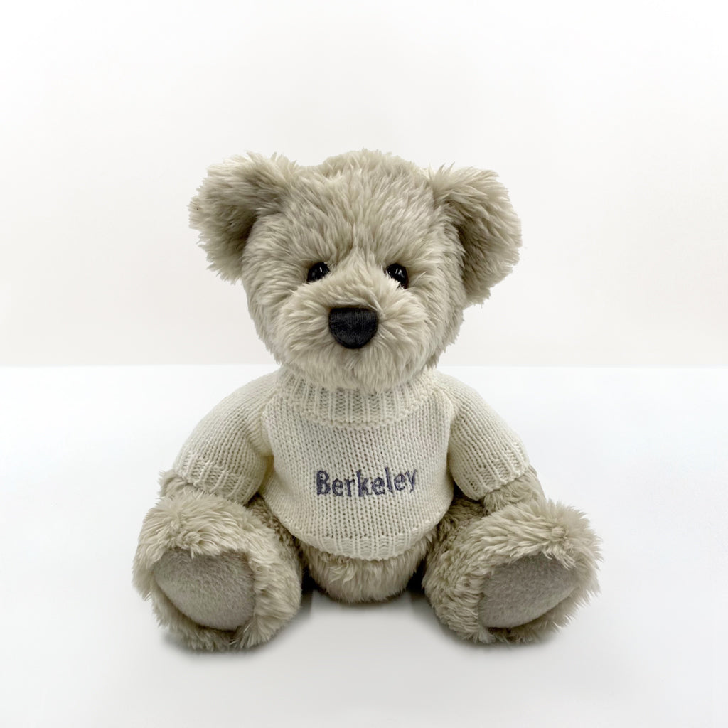 Personalized Little Treasures Berkeley Bear with Keepsake Tankard - Perfect Baby Shower Gift, Christening Present & Nursery Decor for Newborns