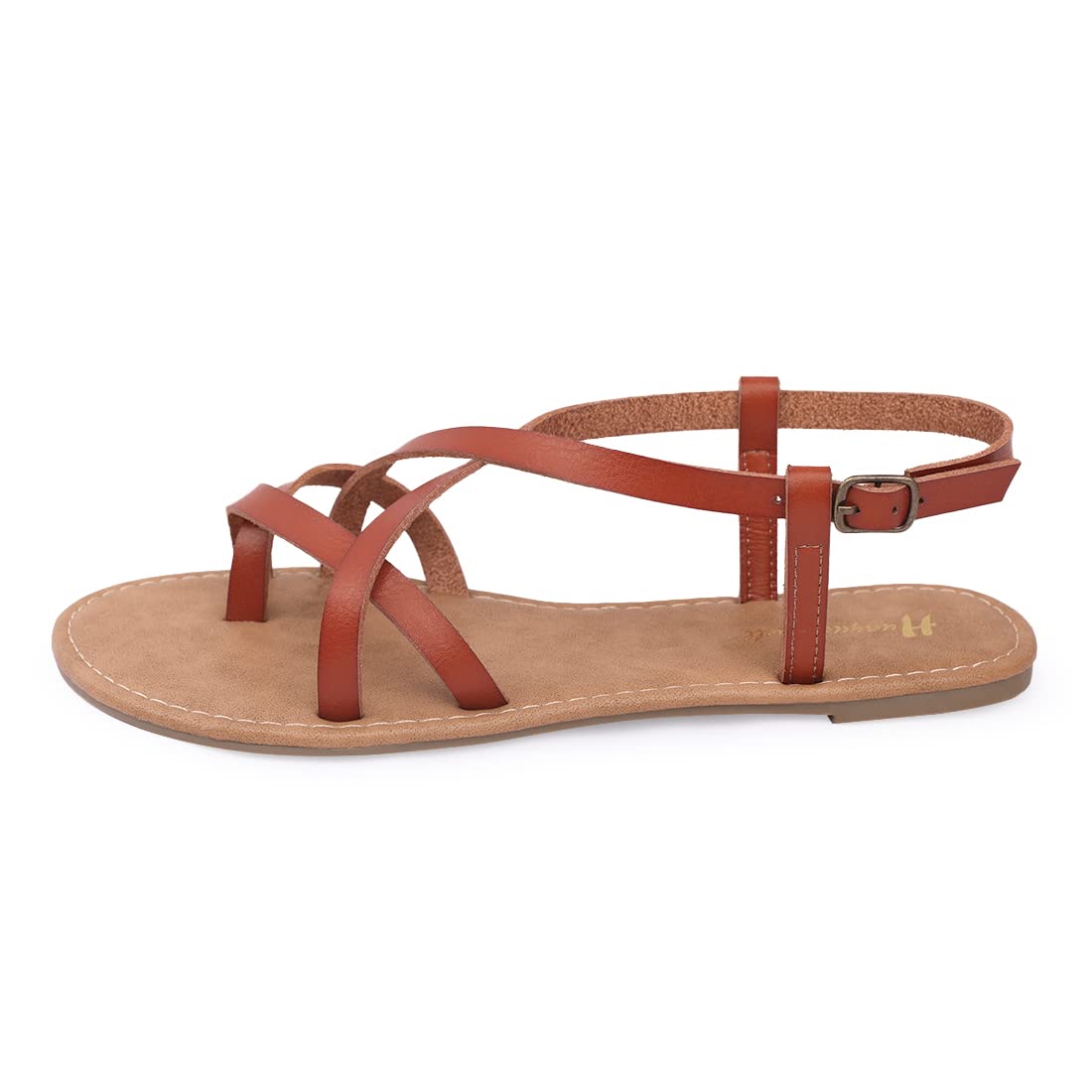Women's Gladiator Flat Sandals - Fisherman Strappy Sandals with Ankle Strap | Comfortable Summer Beach Walking Shoes for Women | Perfect for Vacation, Outdoors & Casual Wear