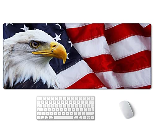 Eagle on American Flag