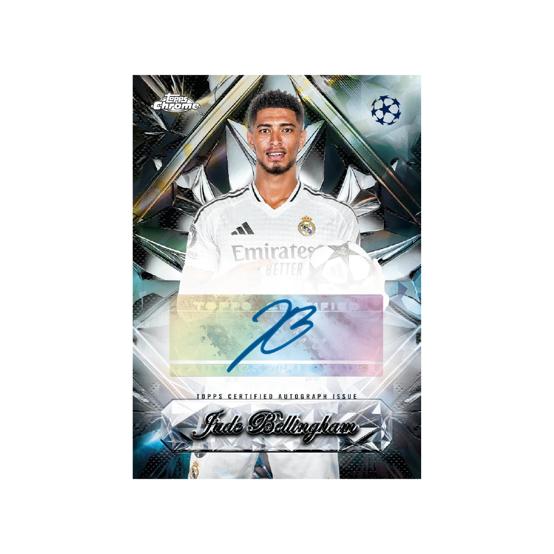 2024-25 Topps Chrome Sapphire UEFA Club Competitions Soccer Trading Cards - Collectible for Fans & Perfect for Fantasy Leagues