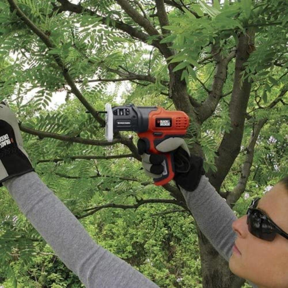 BLACK + DECKER LPS7000 20V MAX Lithium-Ion Cordless Compact Saw - Lightweight Power Tool for Wood Cutting, DIY Projects & Home Improvement