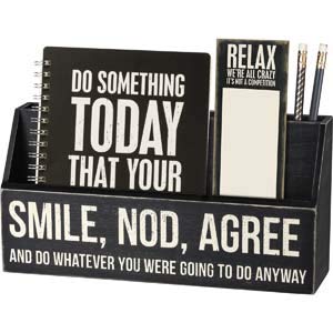 Primitives Desk Organizer - Stylish Office Storage for Workspace