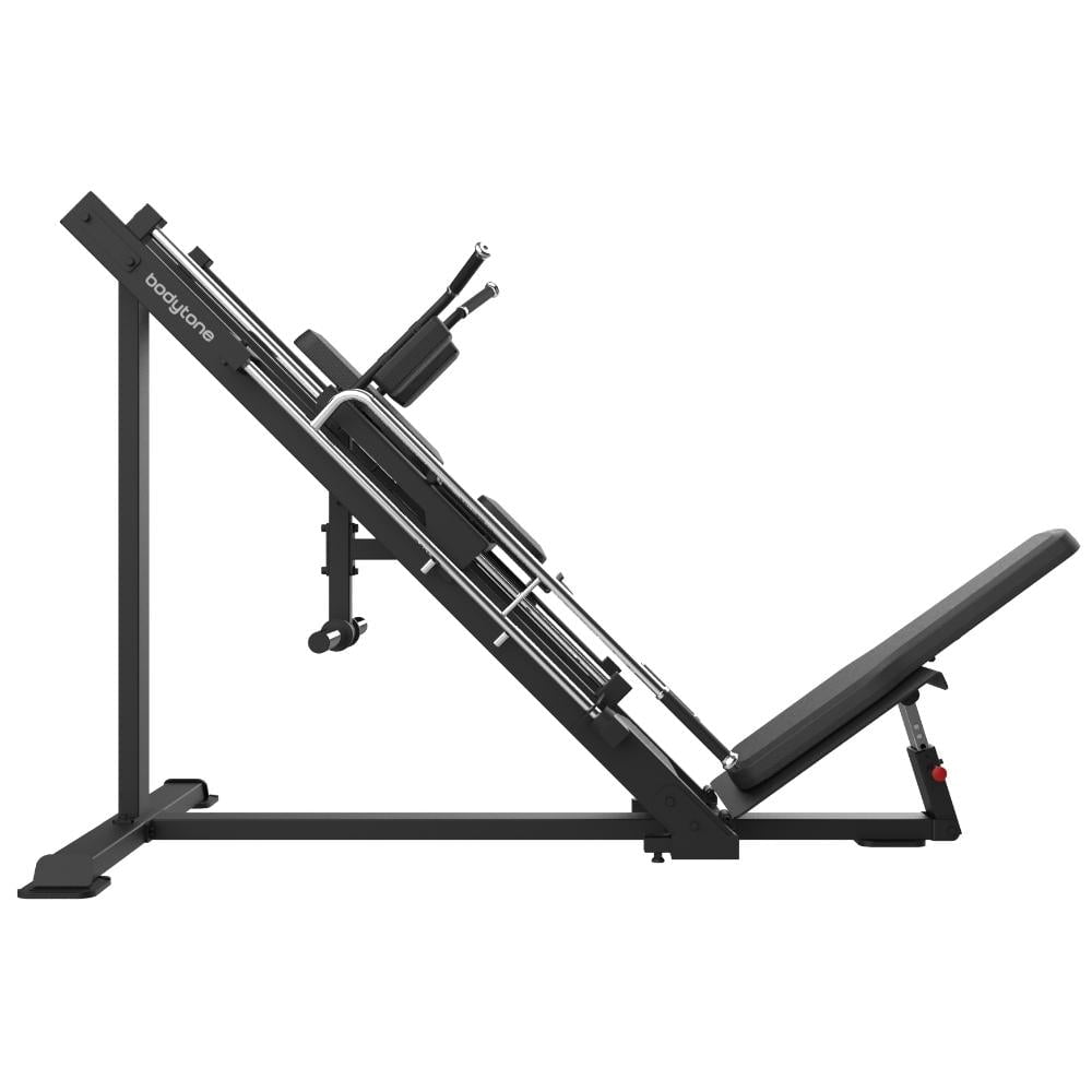 BodyTone Leg Press and Hack Squat Machine - Professional Gym Equipment for Home & Commercial Use - Perfect for Leg Workouts, Strength Training, and Fitness Enthusiasts