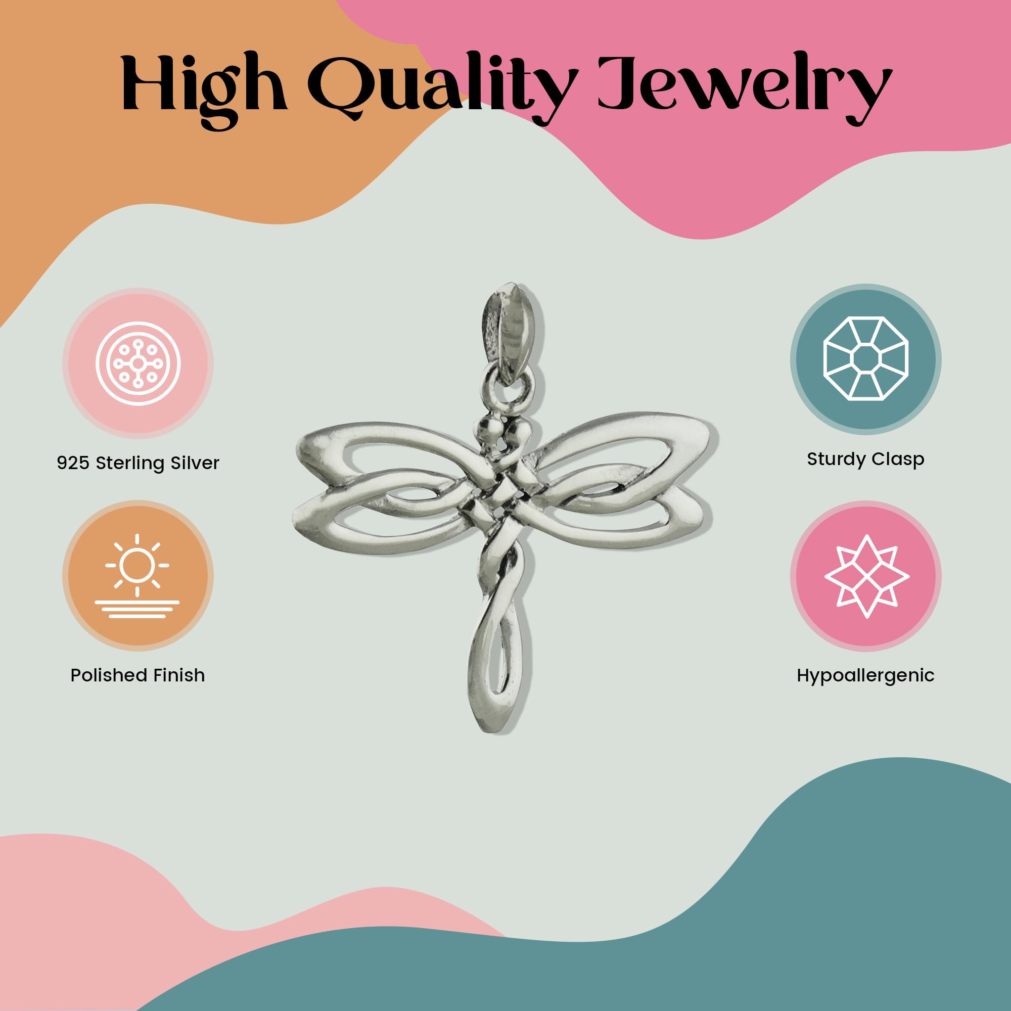 Celtic Knot Necklace for Women - Sterling Silver Jewelry, Elegant Irish Pendant for Everyday Wear & Special Occasions