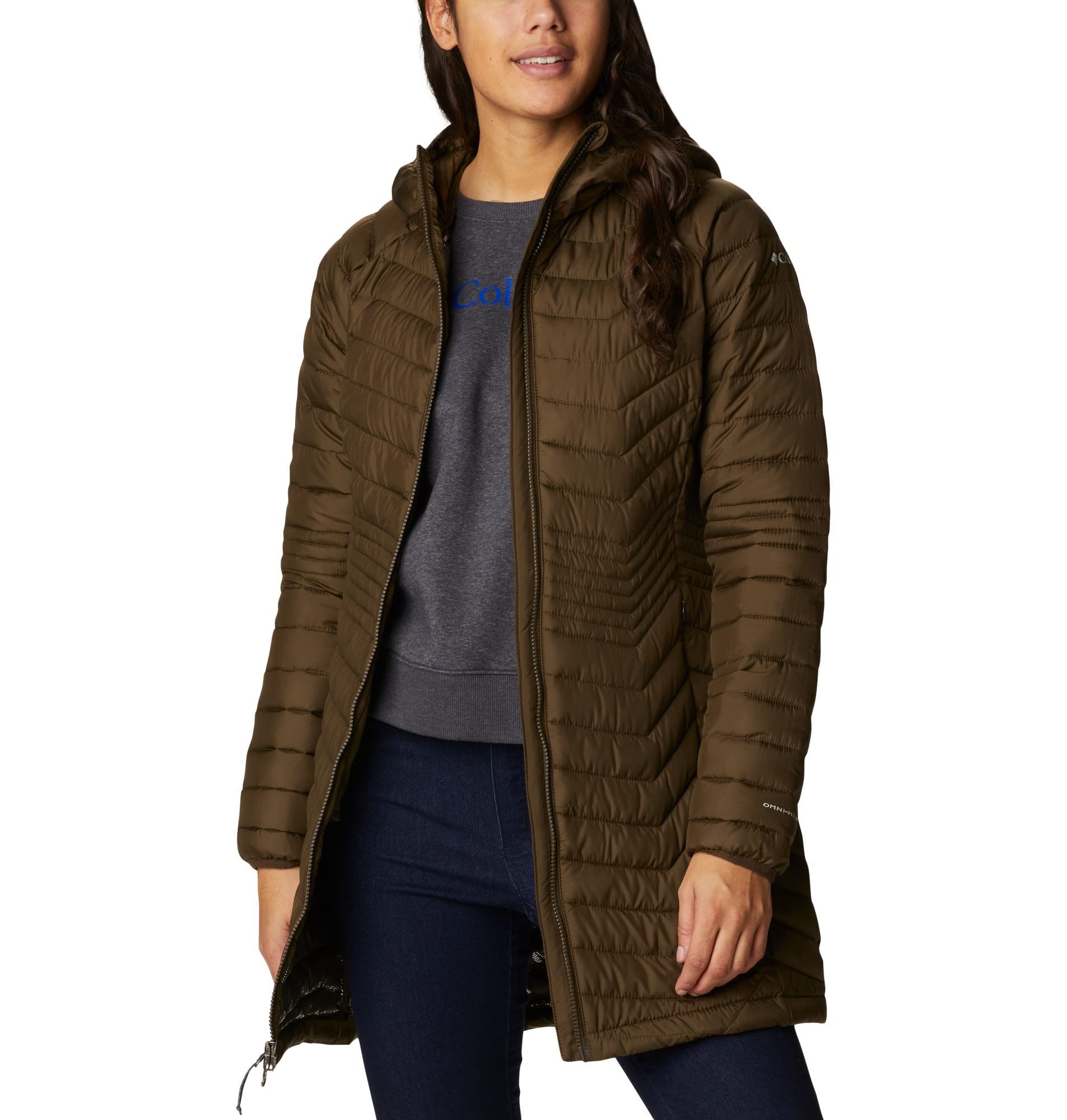 Columbia Women's Powder Lite Mid Jacket - Waterproof Winter Jacket for Skiing, Hiking & Outdoor Activities | Lightweight Insulated Coat for Cold Weather